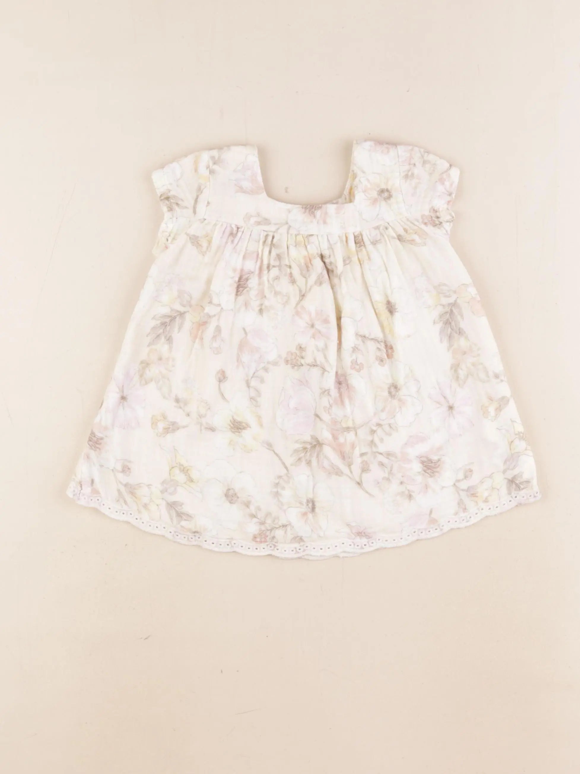 Vertbaudet - robe multicolore - 3 mois