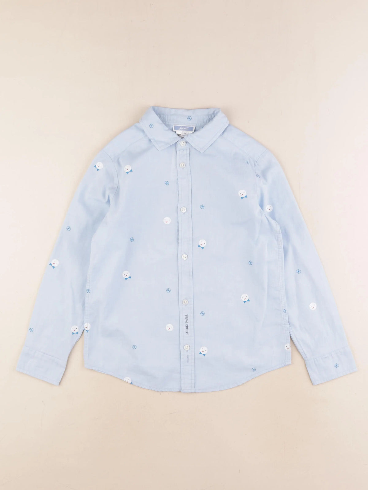 Jacadi - chemise bleu - 8 ans