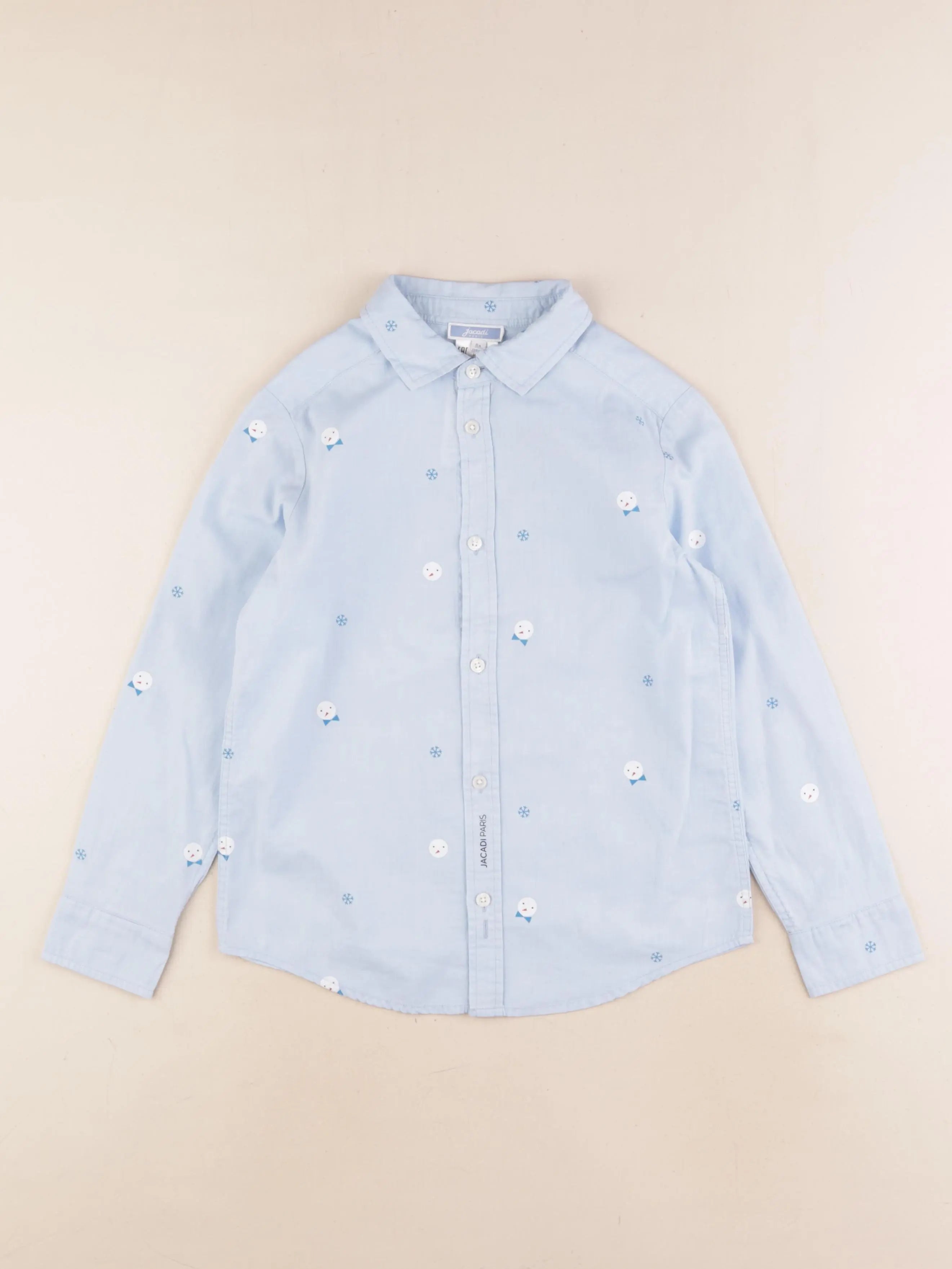 Jacadi - chemise bleu - 8 ans