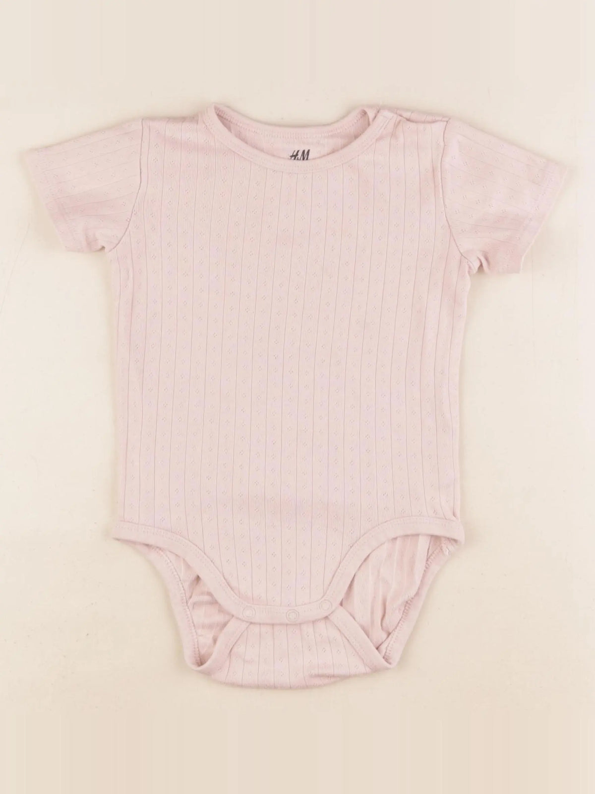 H&M - body rose - 18/24 mois