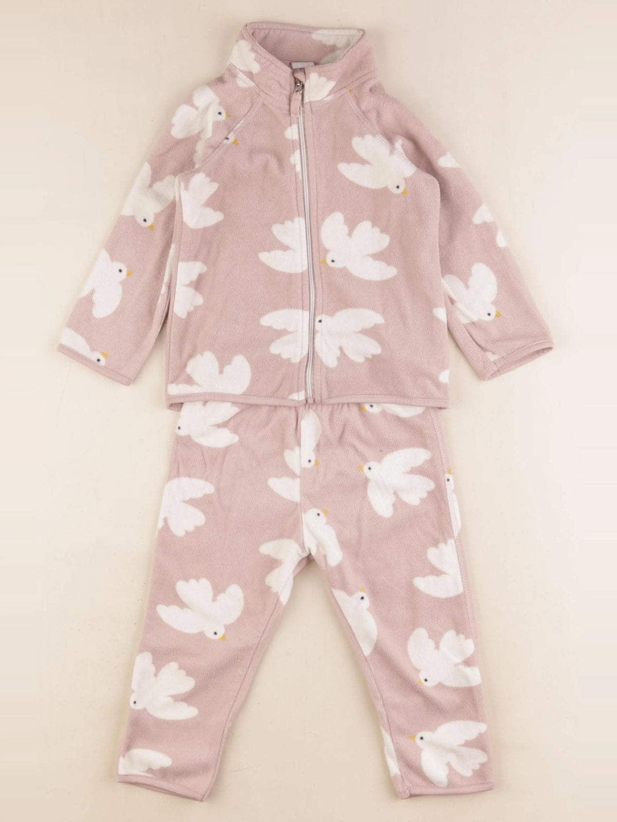 H&M - ensemble rose - 12/18 mois