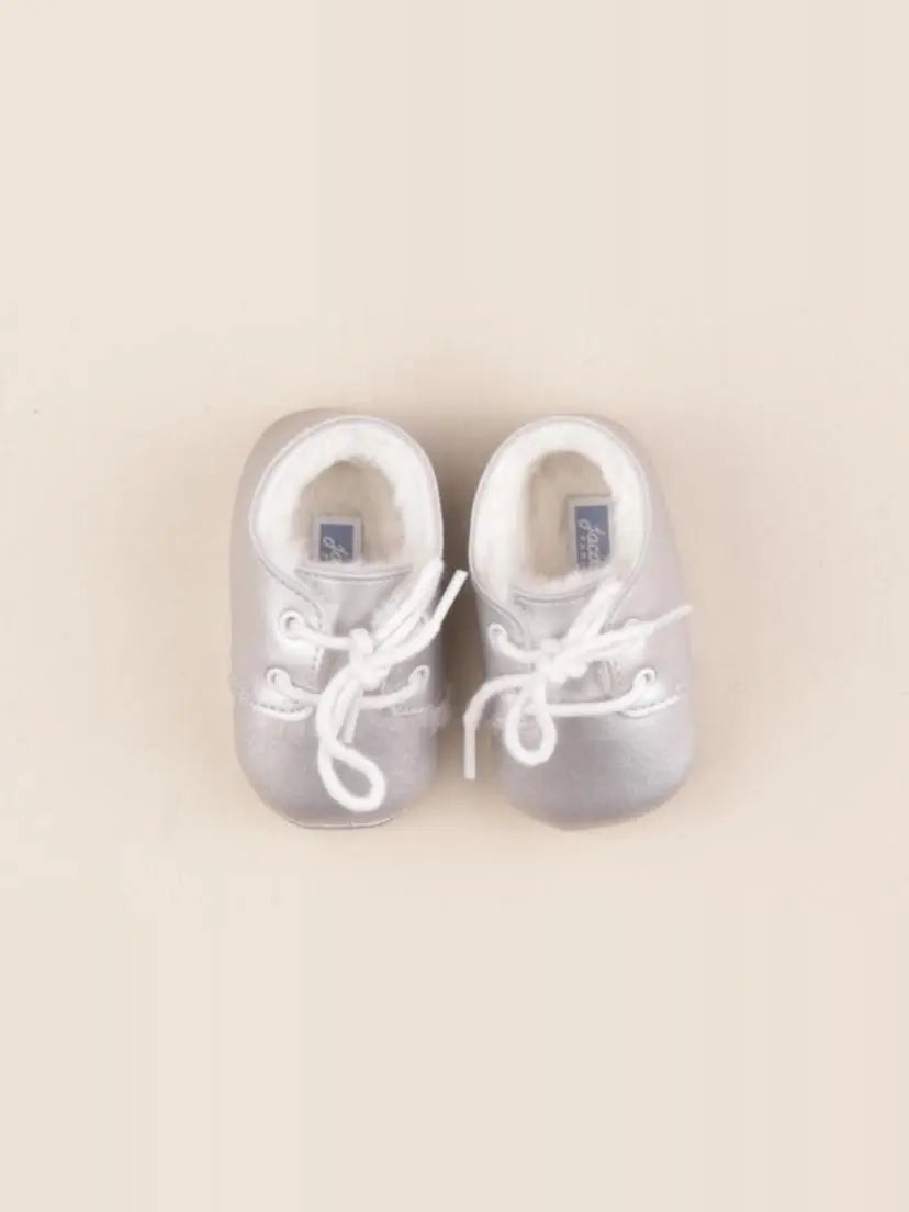 Jacadi - chaussons gris, argent - pointure 15/16