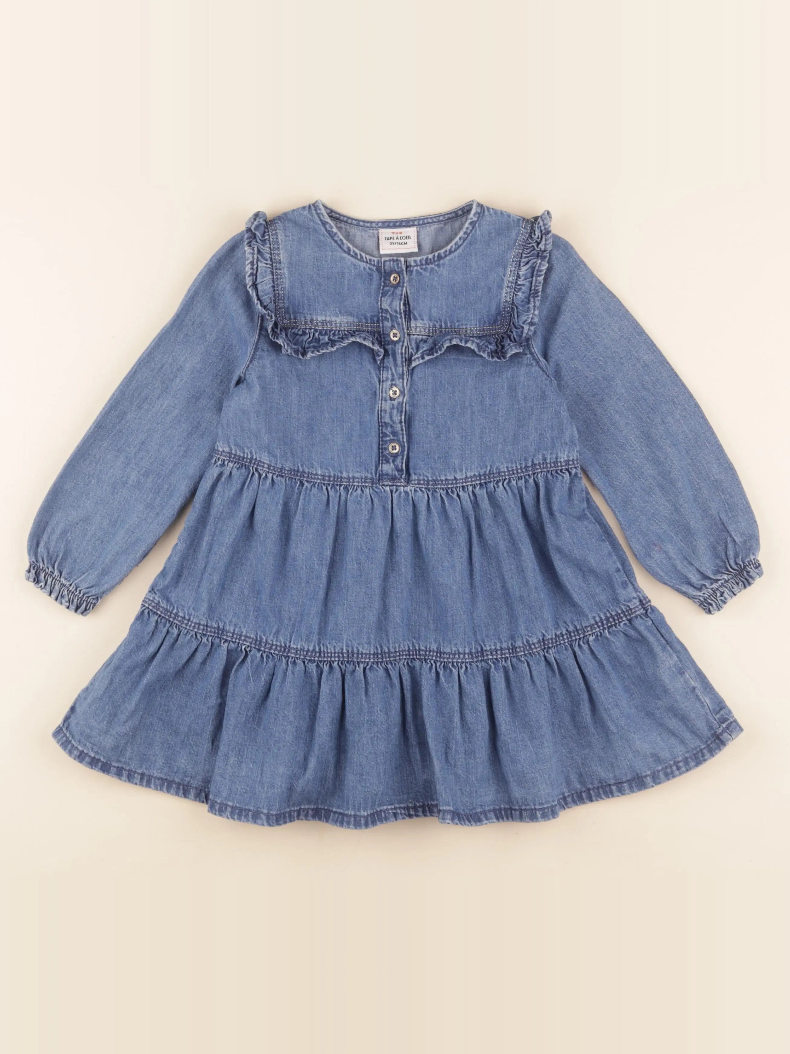 Tape à l'oeil - robe bleu - 3 ans