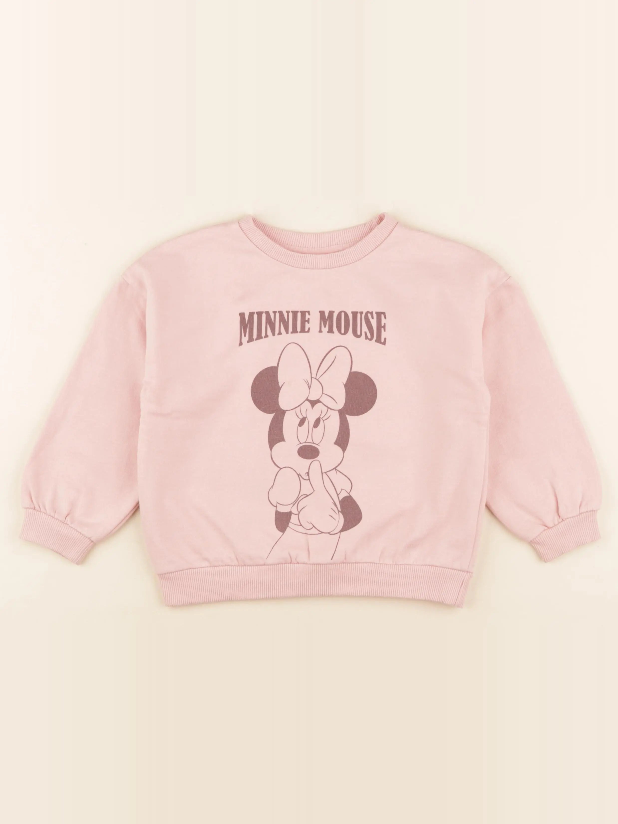 Vertbaudet - sweat rose - 4 ans