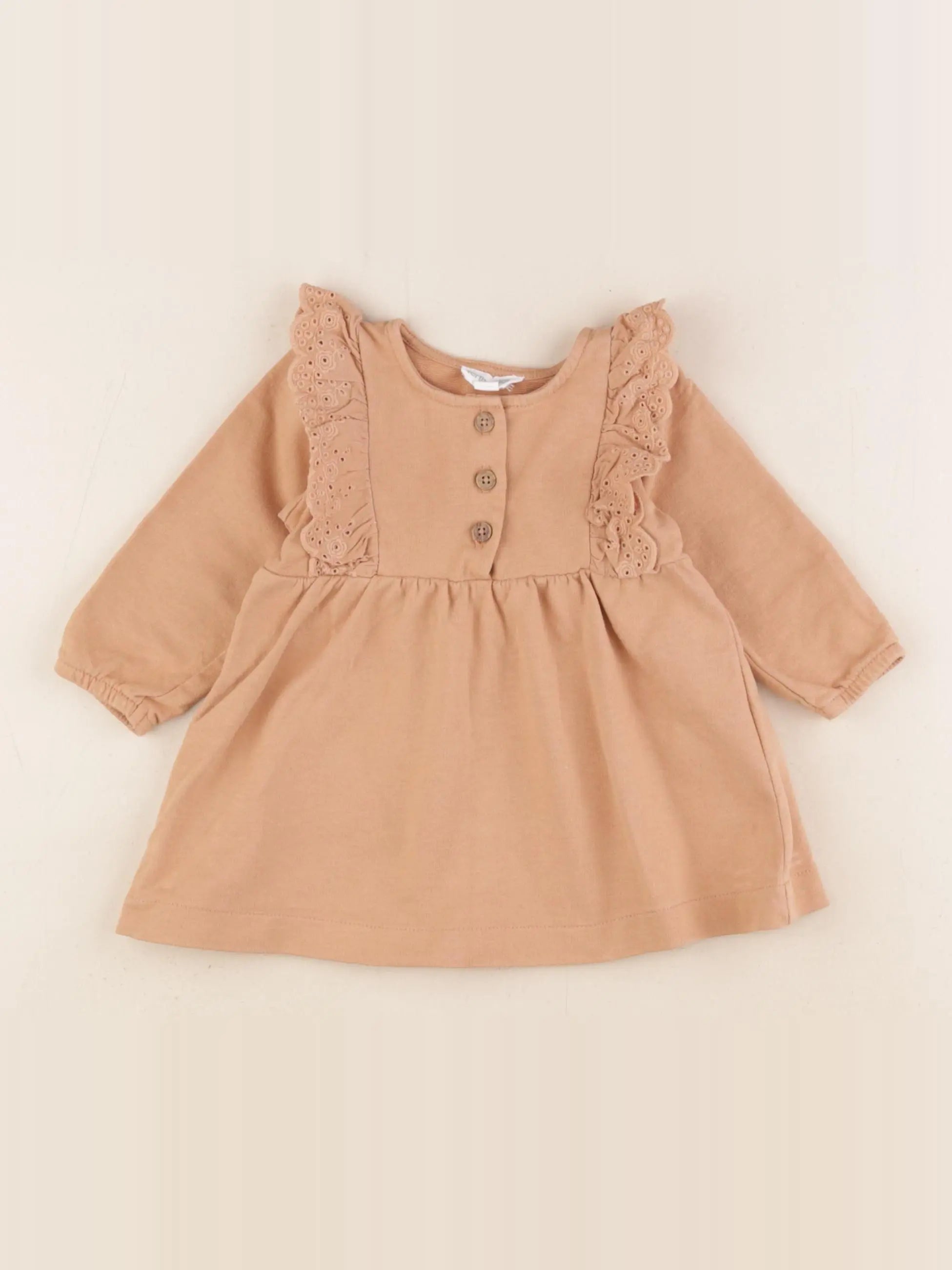 Vertbaudet - robe jaune - 6 mois