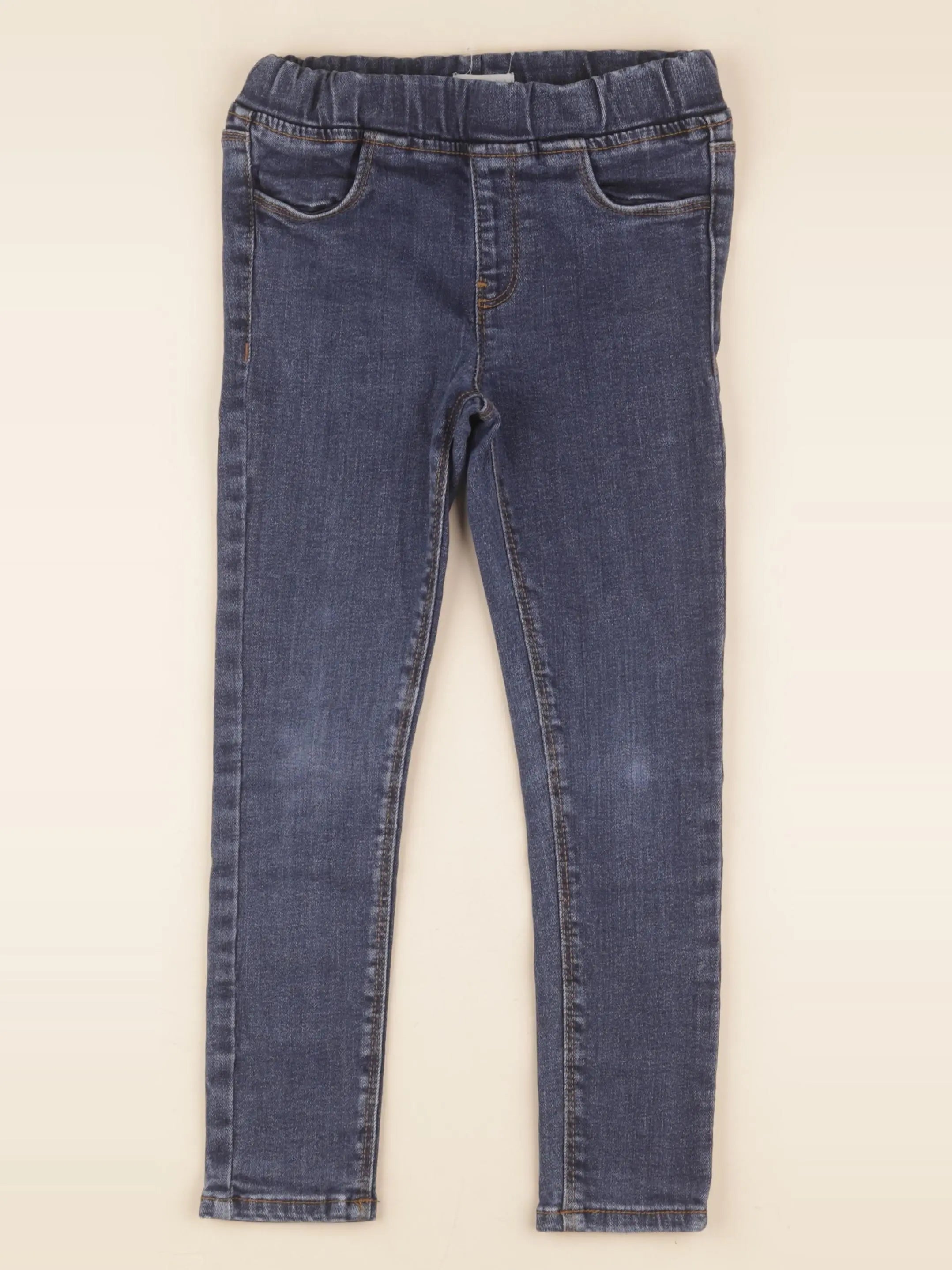 Vertbaudet - jegging bleu - 6 ans