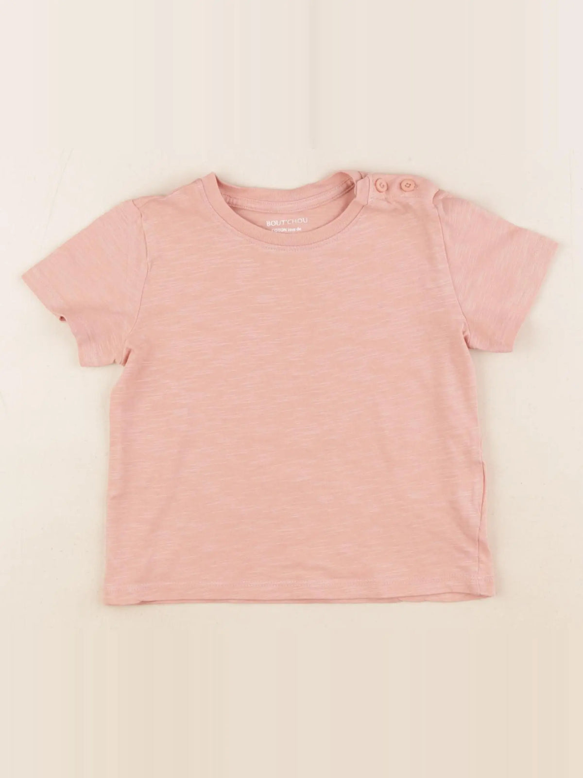 Boutchou - tee-shirt rose - 24 mois