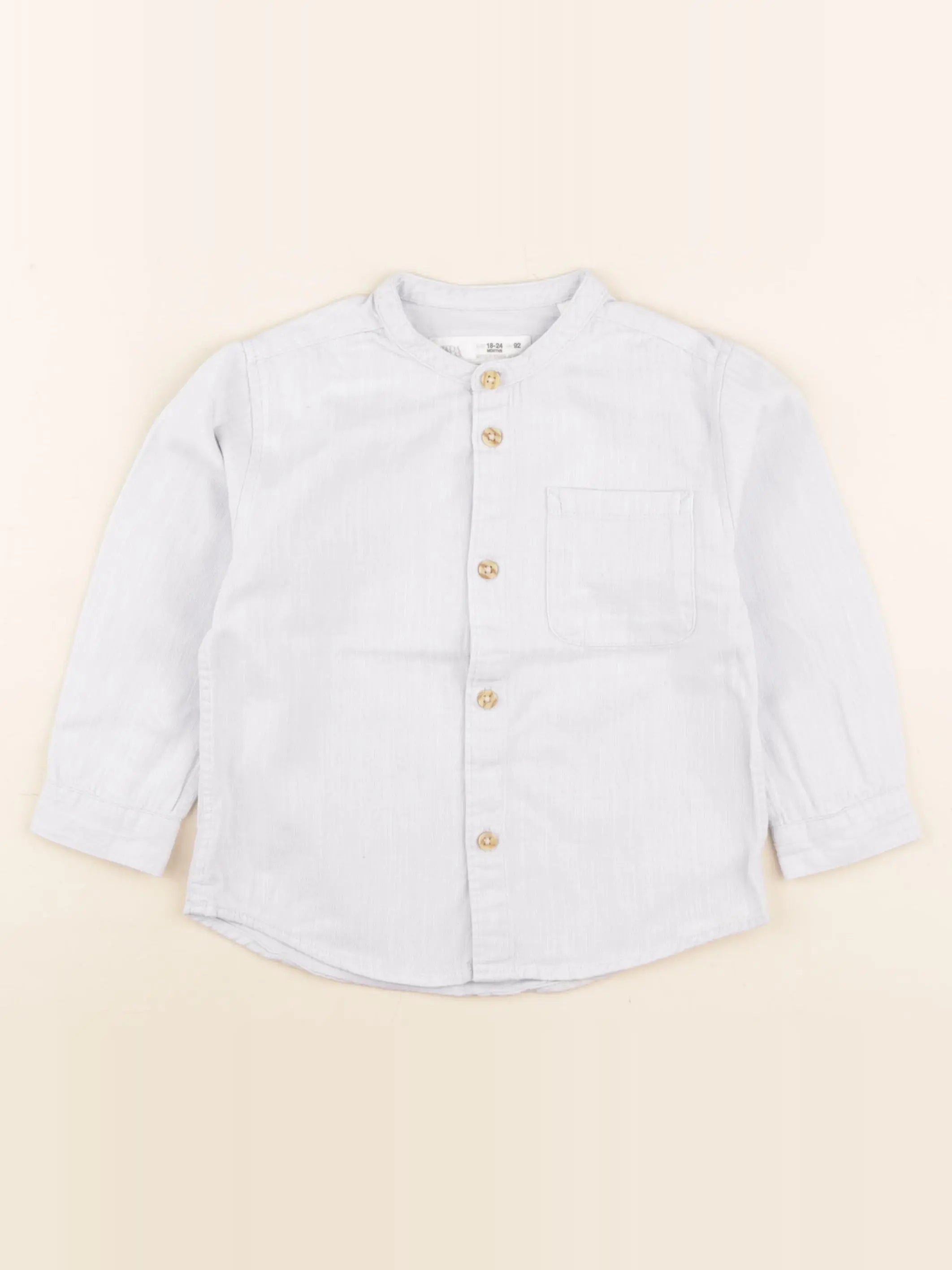 Zara - chemise bleu - 18/24 mois