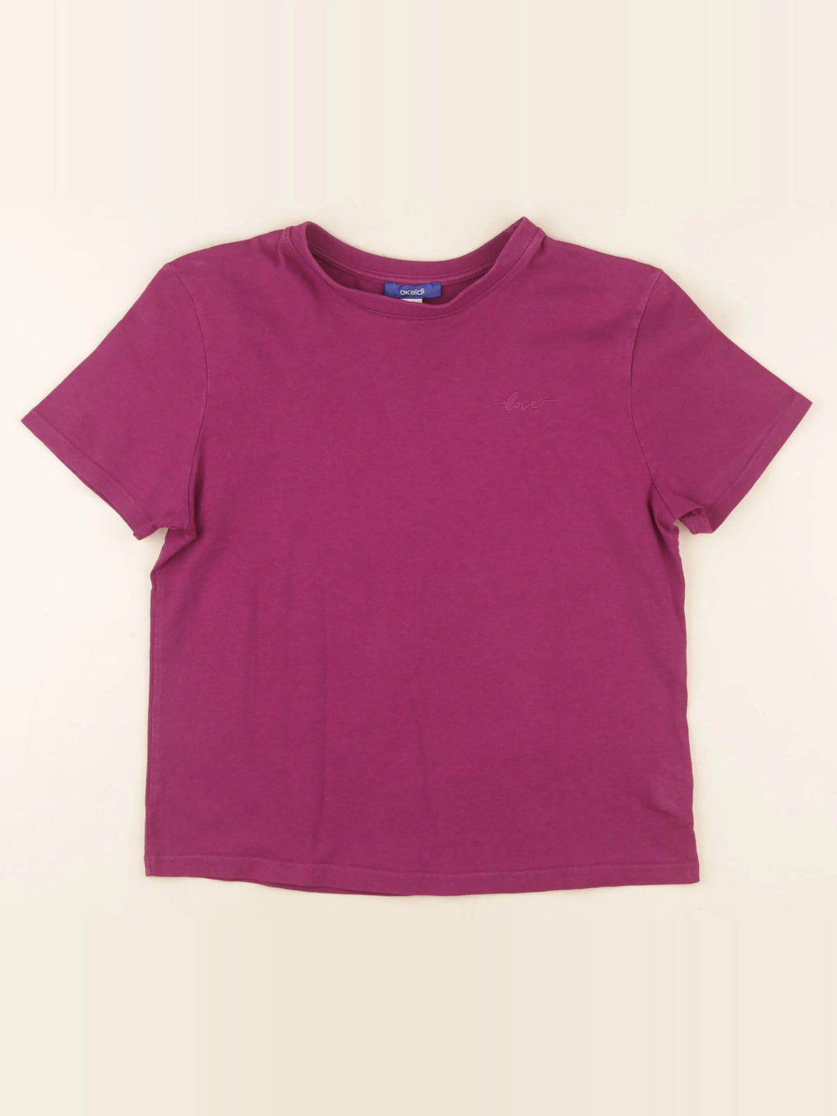 Okaidi - tee-shirt violet - 10 ans