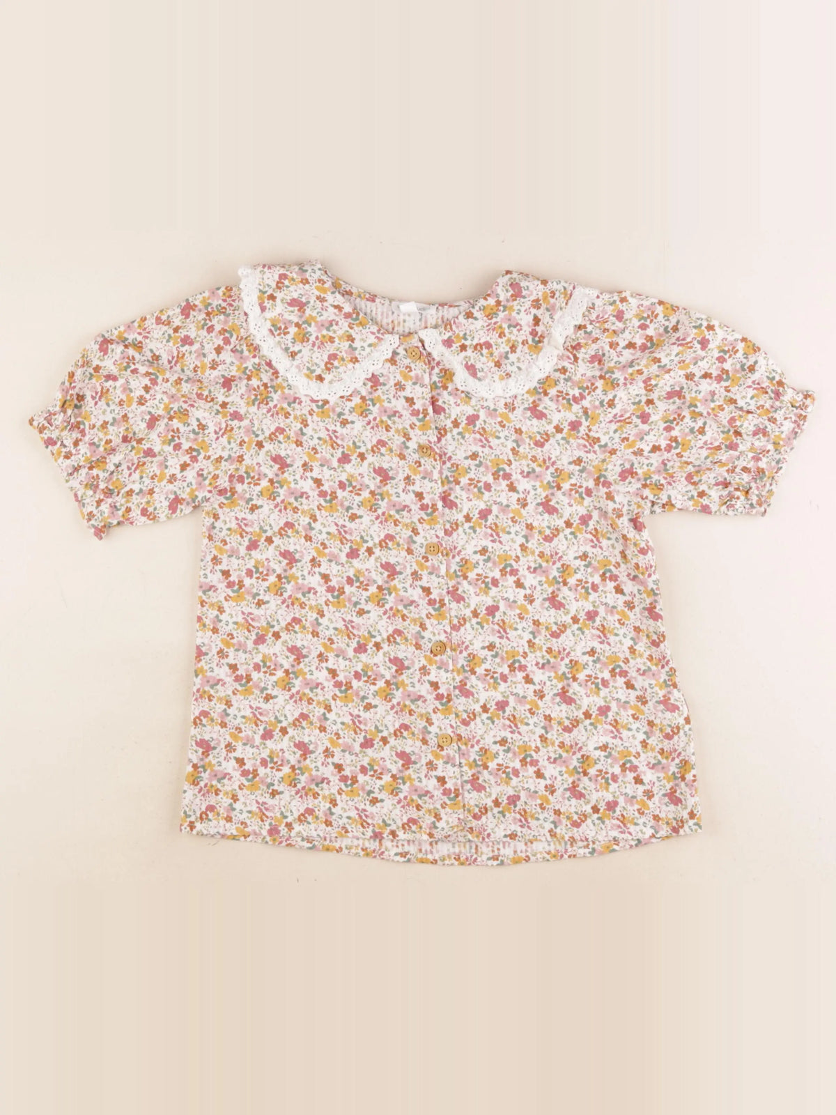 Vertbaudet - blouse multicolore - 8 ans