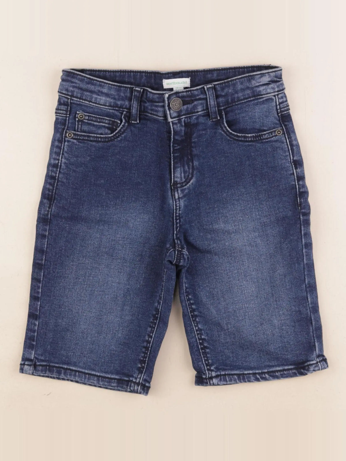 Vertbaudet - short bleu - 8 ans