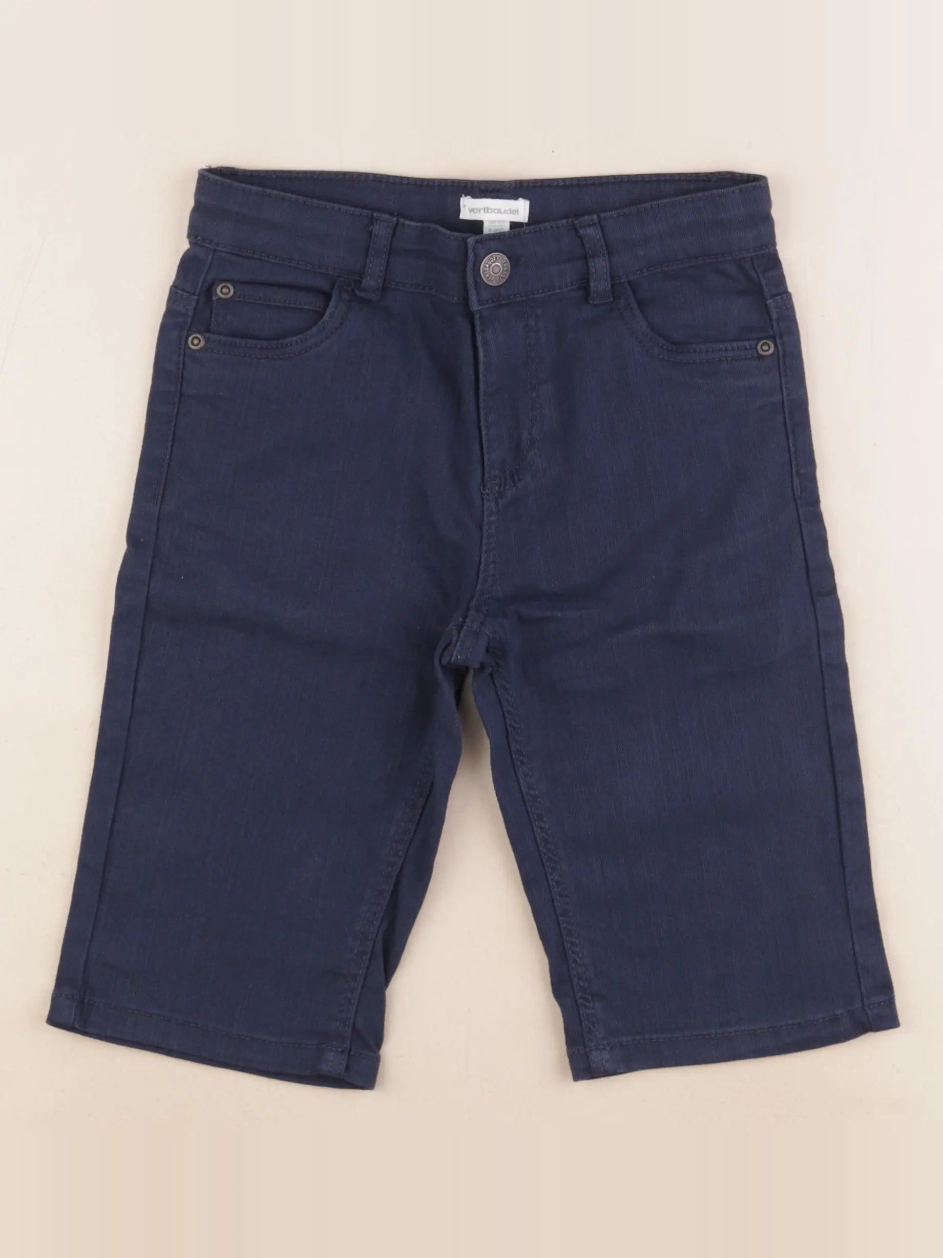 Vertbaudet - short bleu - 8 ans