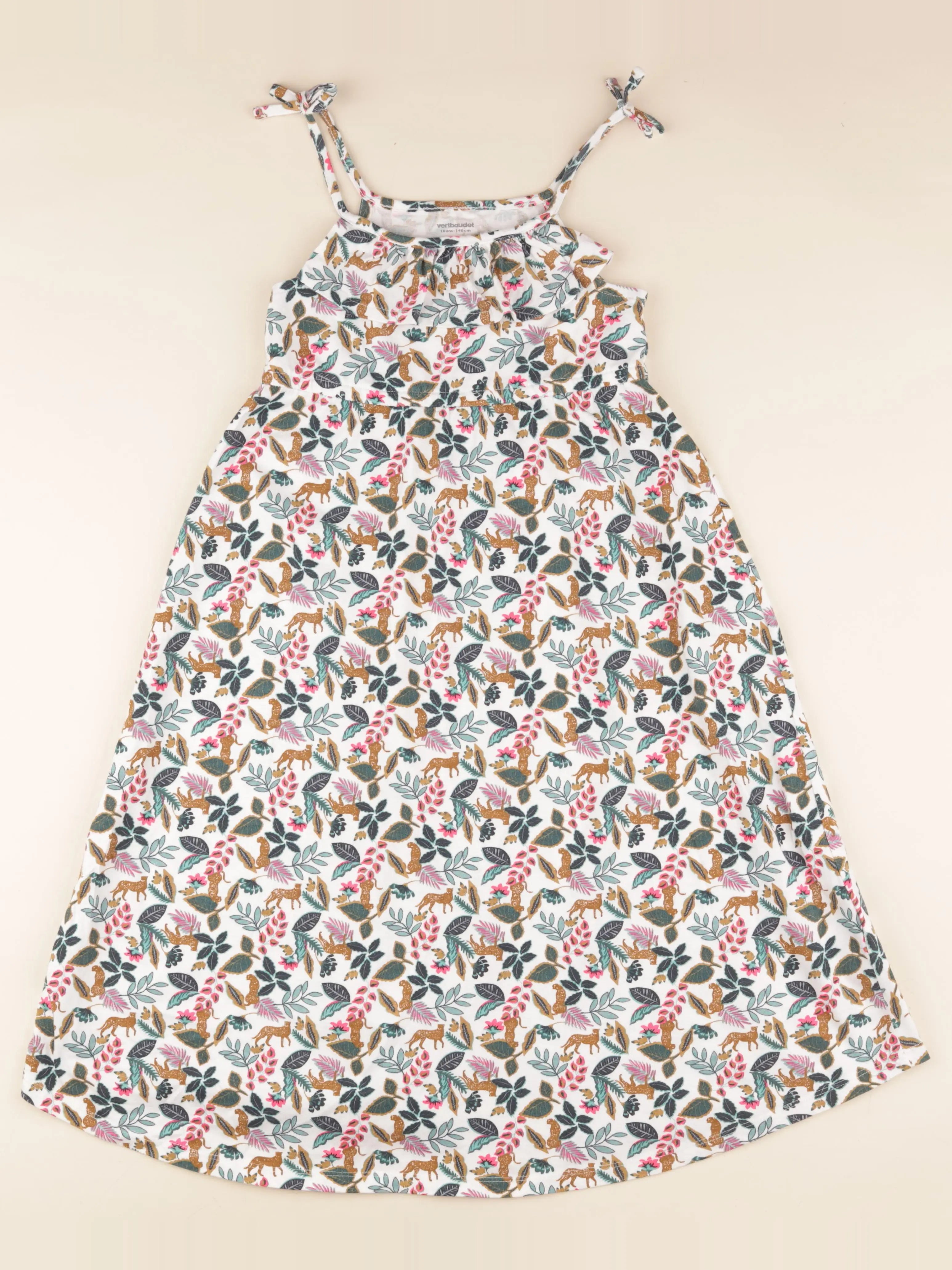 Vertbaudet - robe multicolore - 10 ans