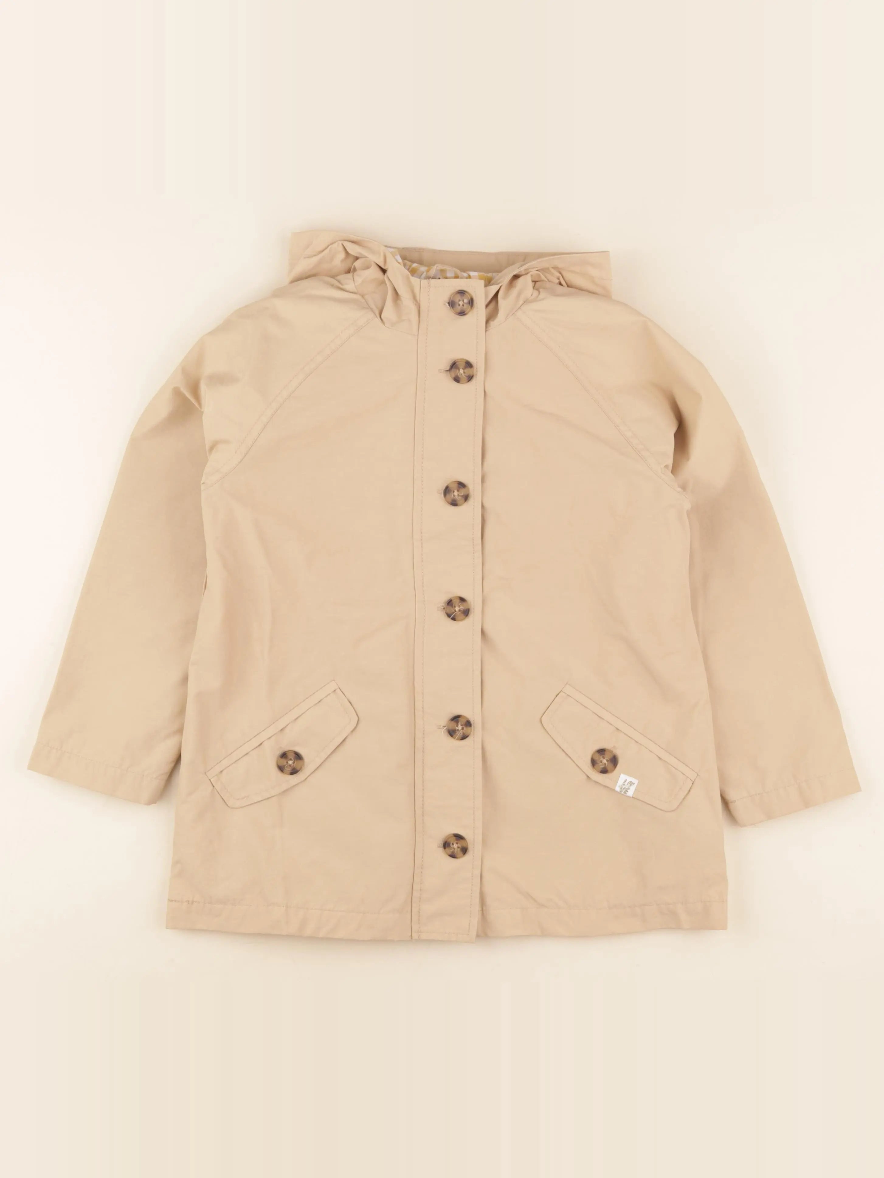 Vertbaudet - veste beige - 8 ans