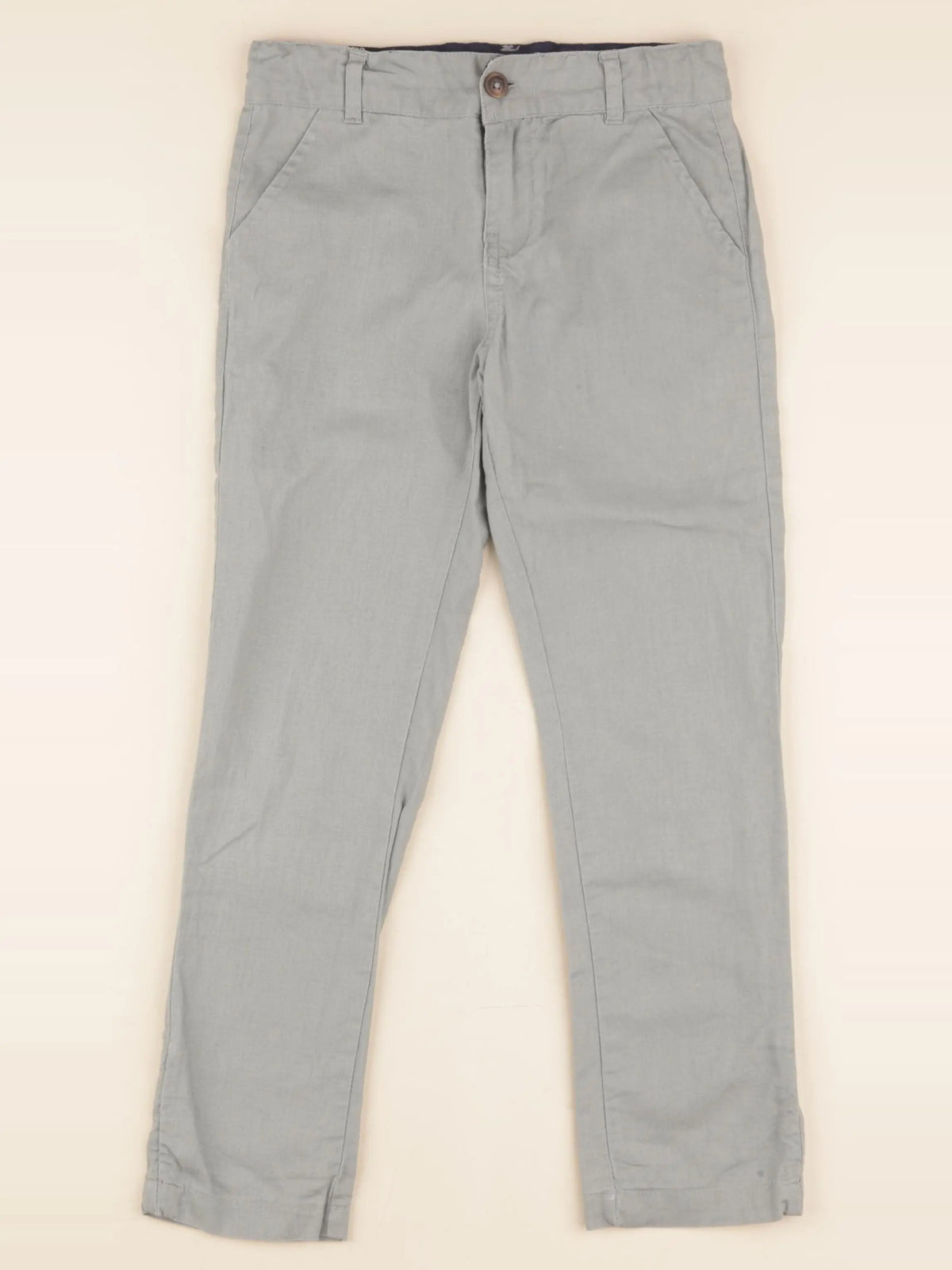 Vertbaudet - pantalon vert - 7 ans