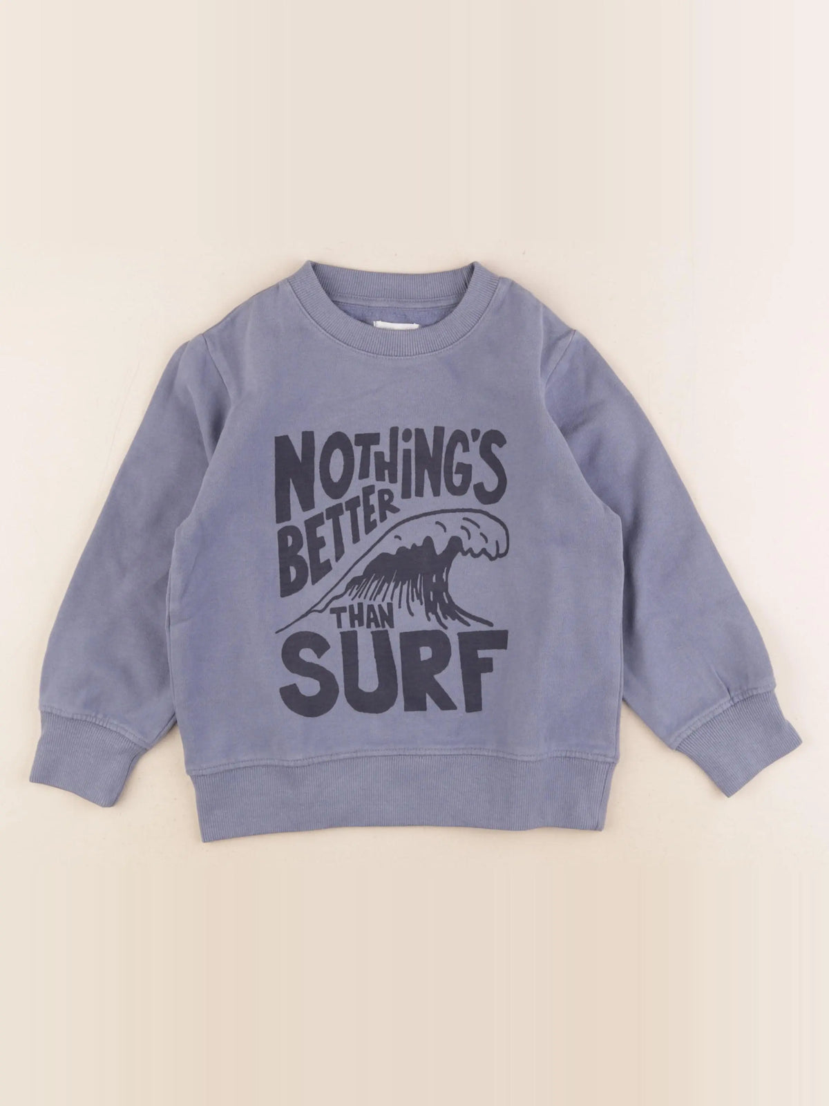 Vertbaudet - sweat bleu - 6 ans