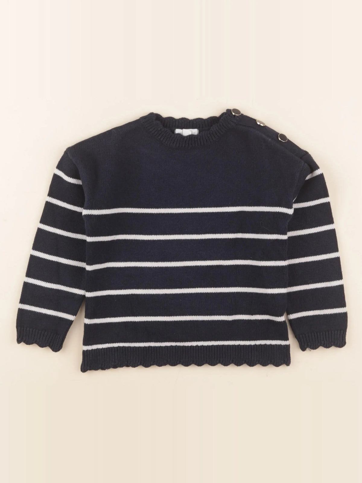 Vertbaudet - pull bleu - 4 ans