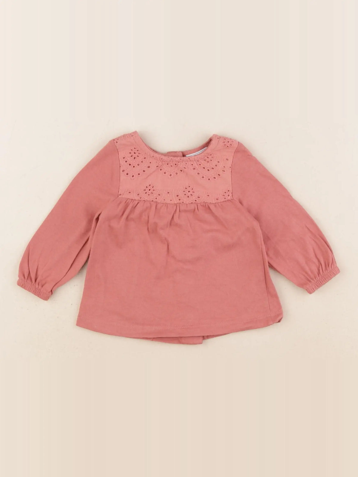 Tape à l'oeil - tee-shirt rose - 1 mois