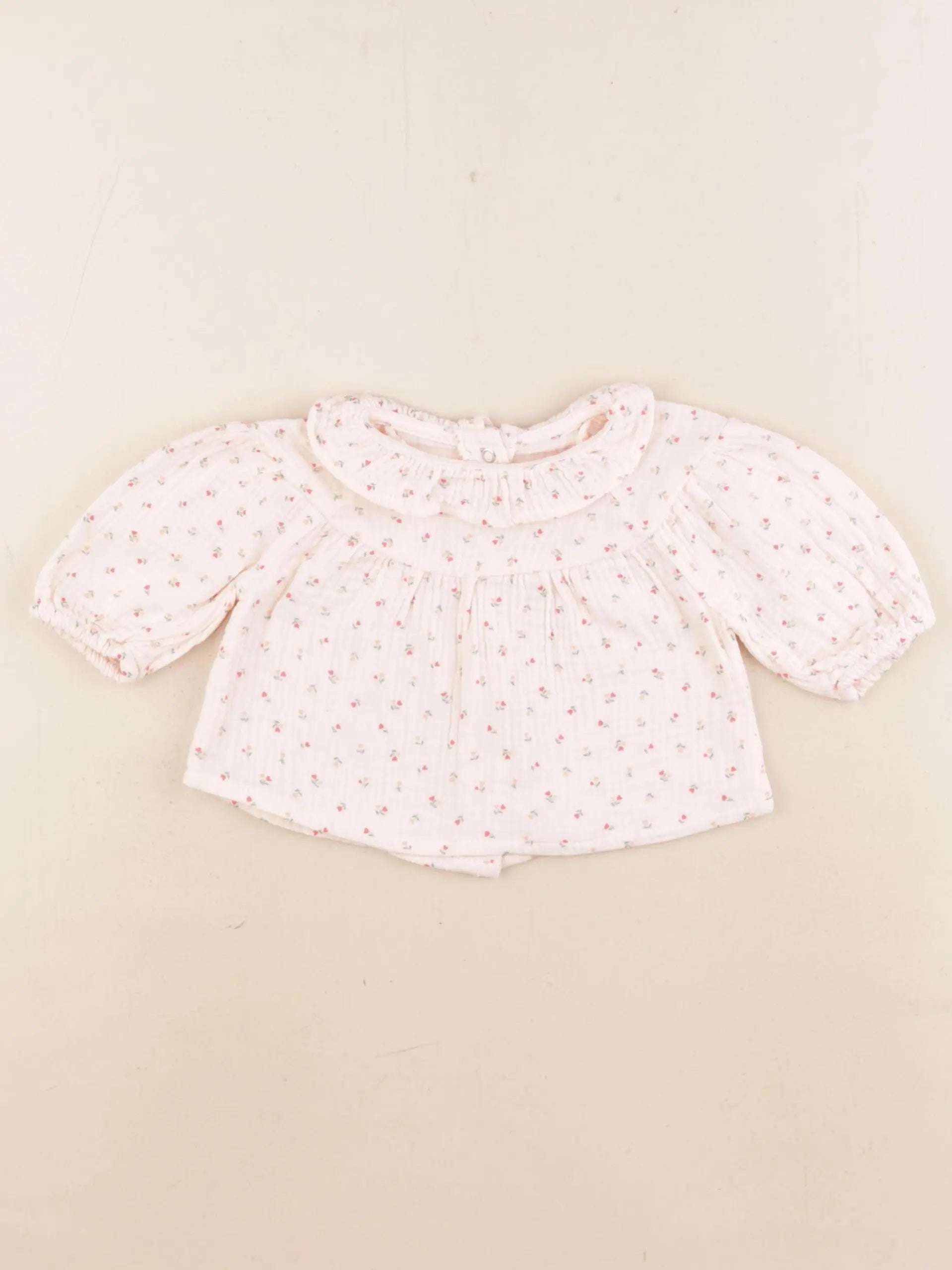 Vertbaudet - blouse rose - 1 mois