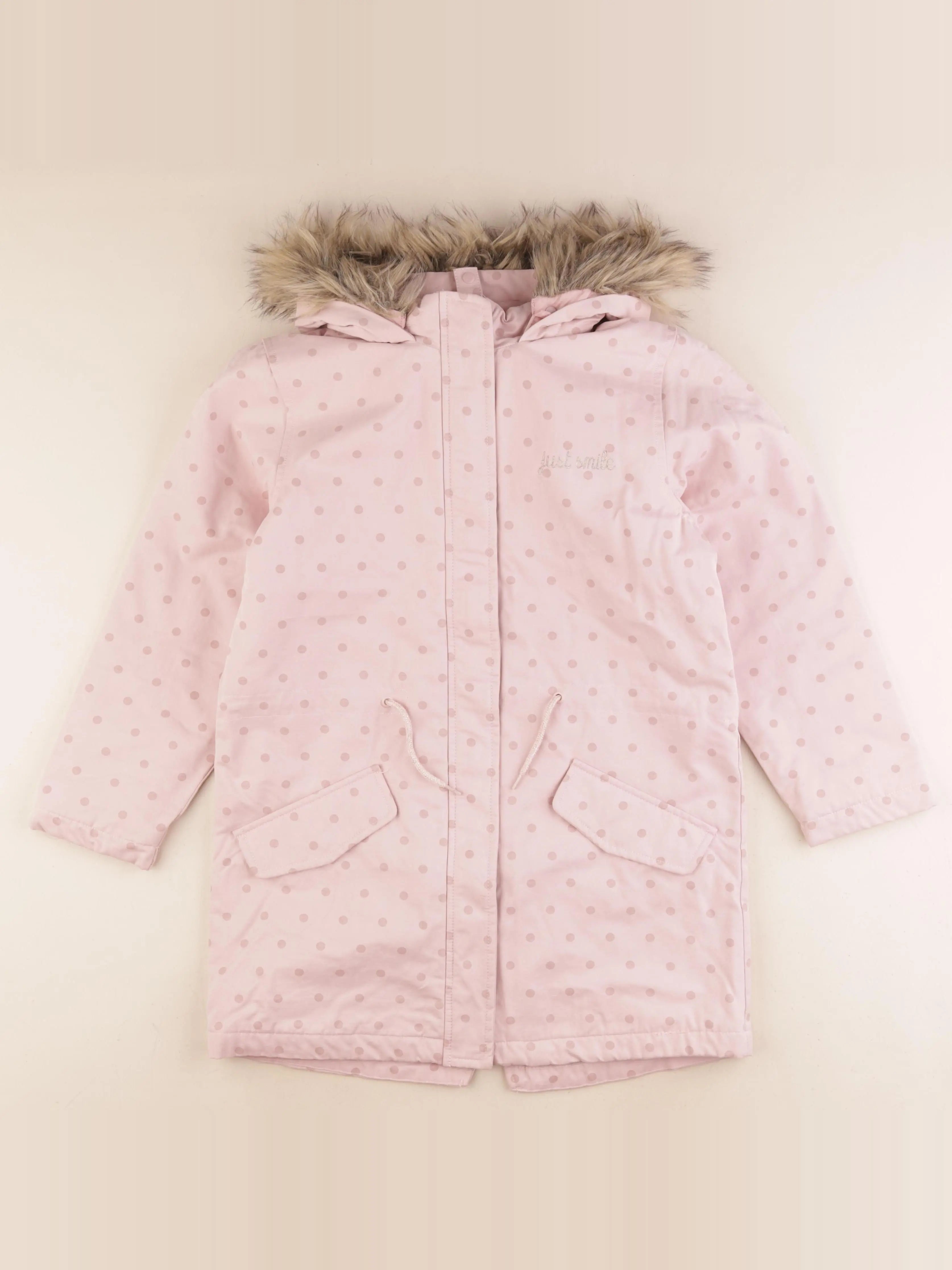 Vertbaudet - manteau rose - 12 ans