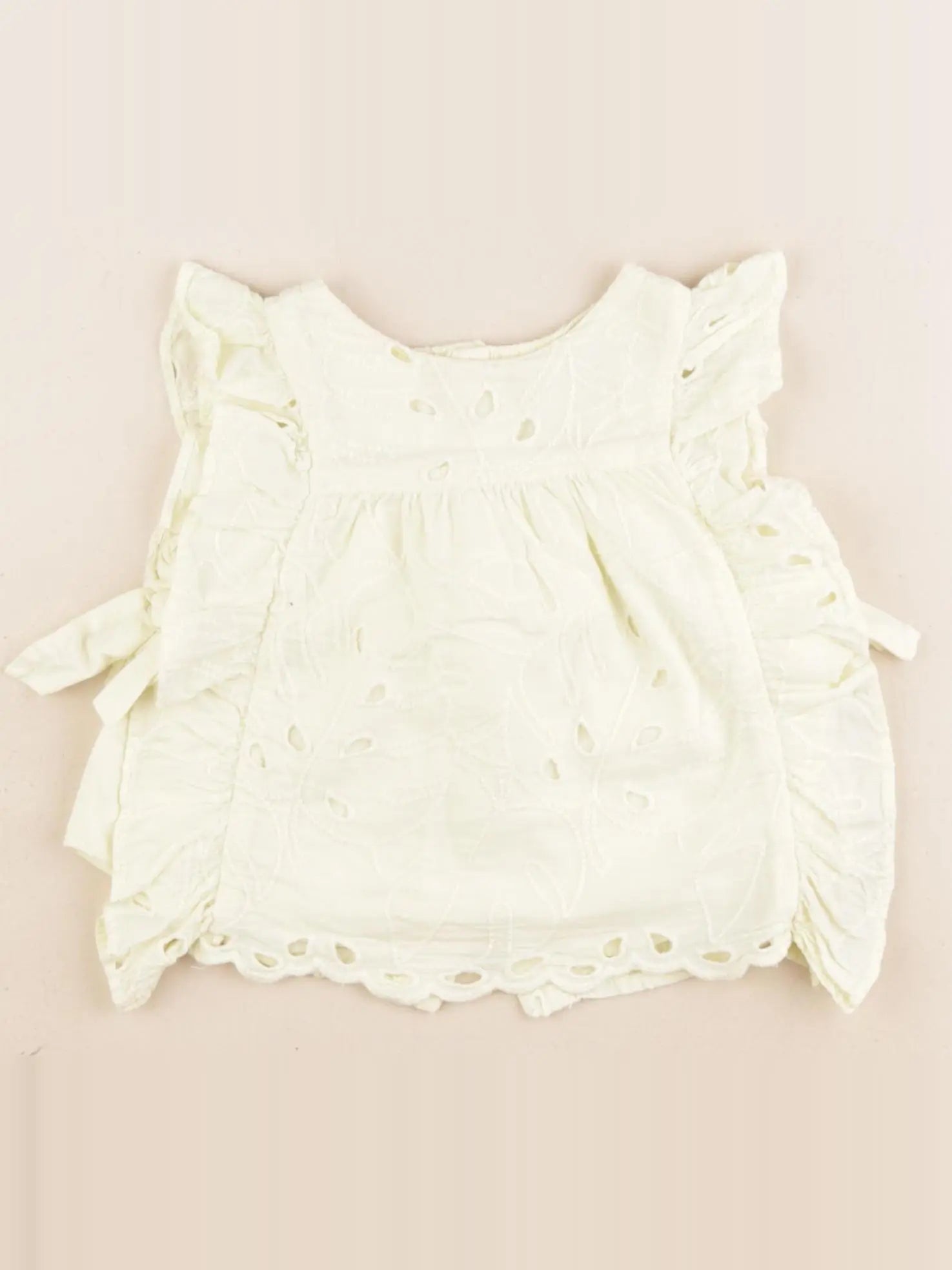 Zara - blouse jaune - 9/12 mois