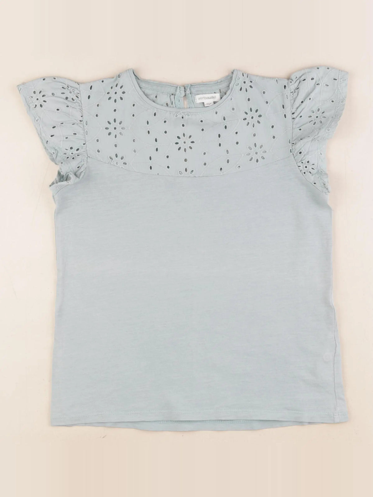Vertbaudet - tee-shirt vert - 10 ans