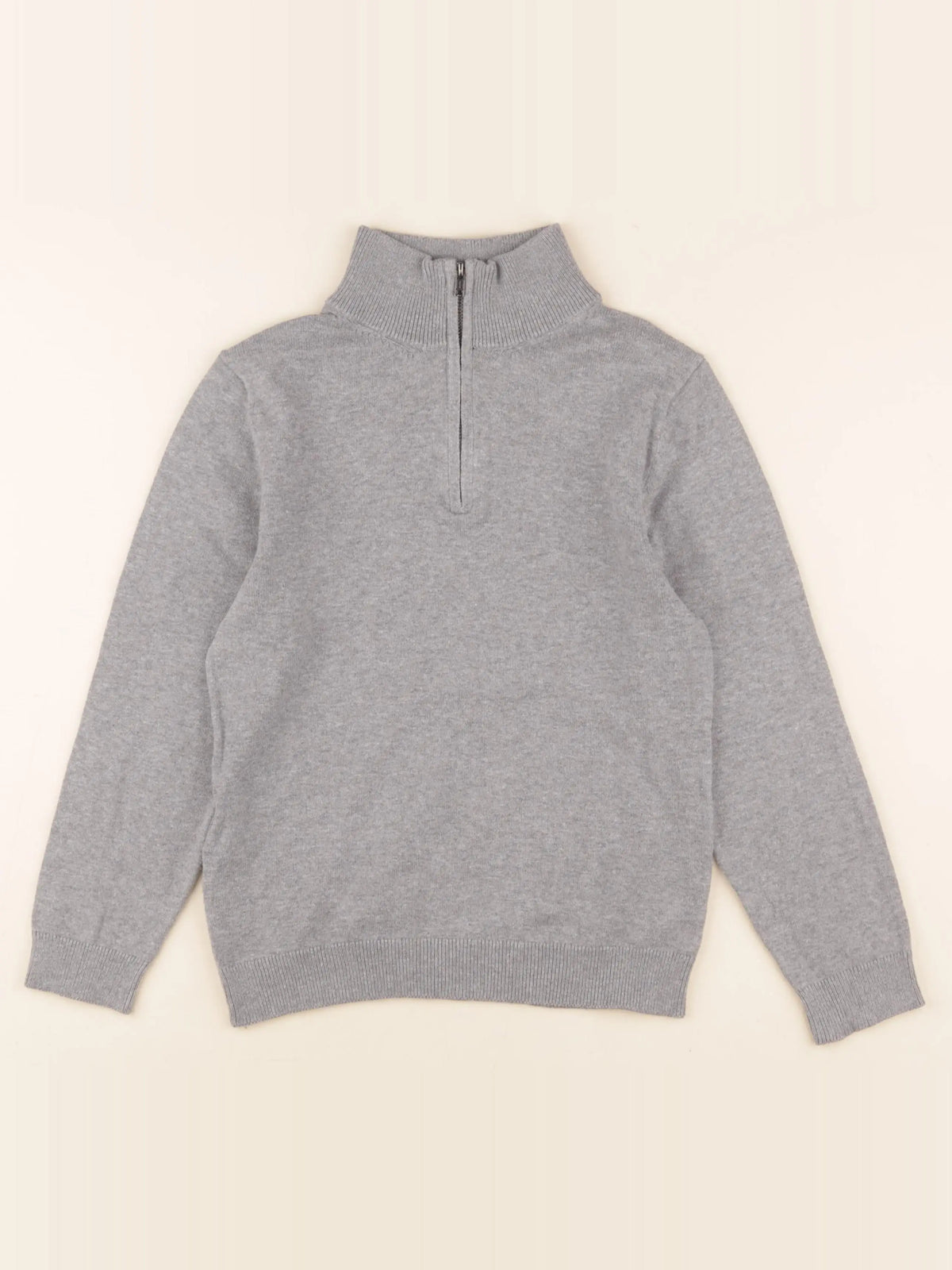 Zara - pull gris - 7/8 ans