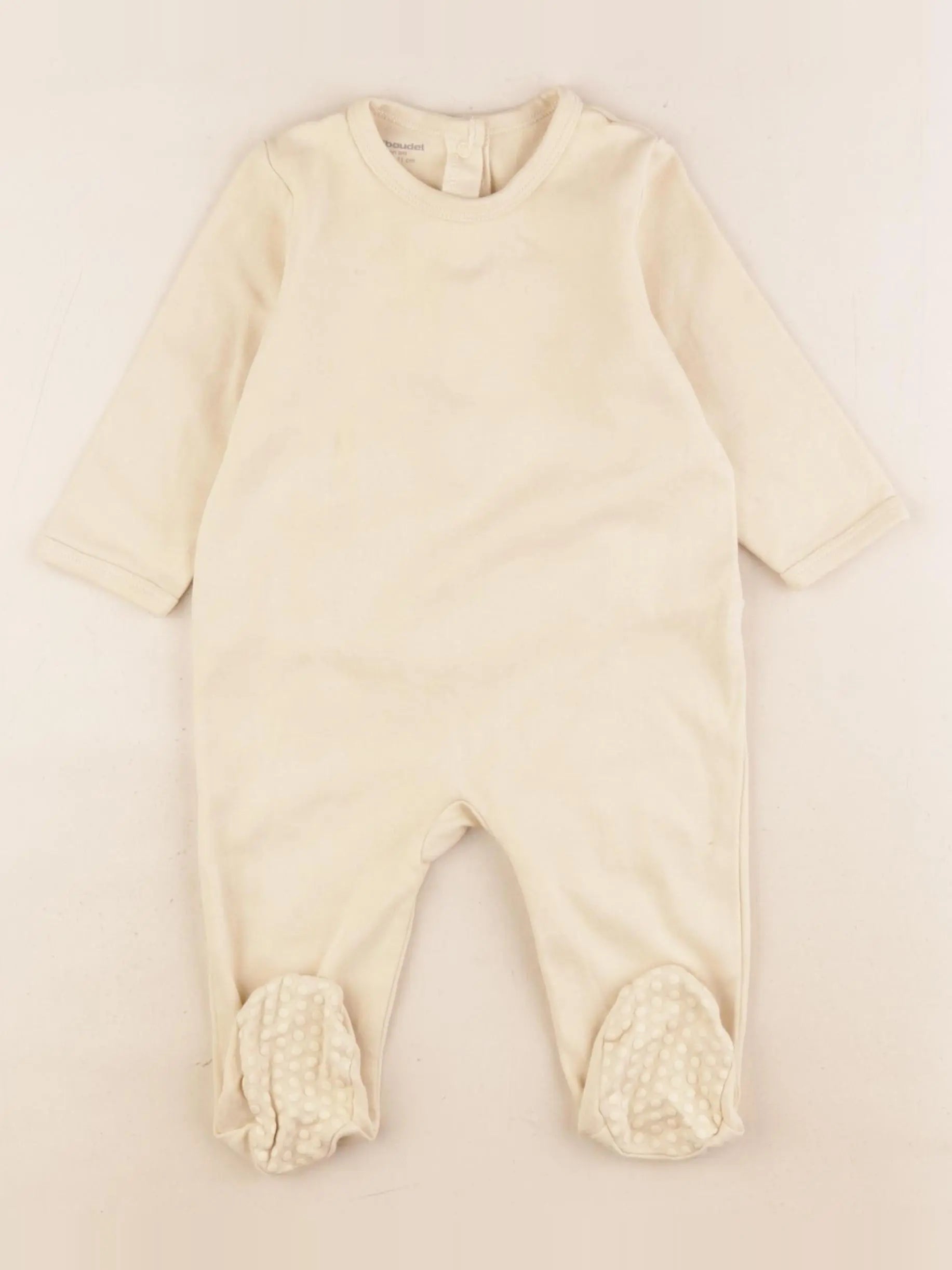 Vertbaudet - pyjama coton jaune - 9 mois