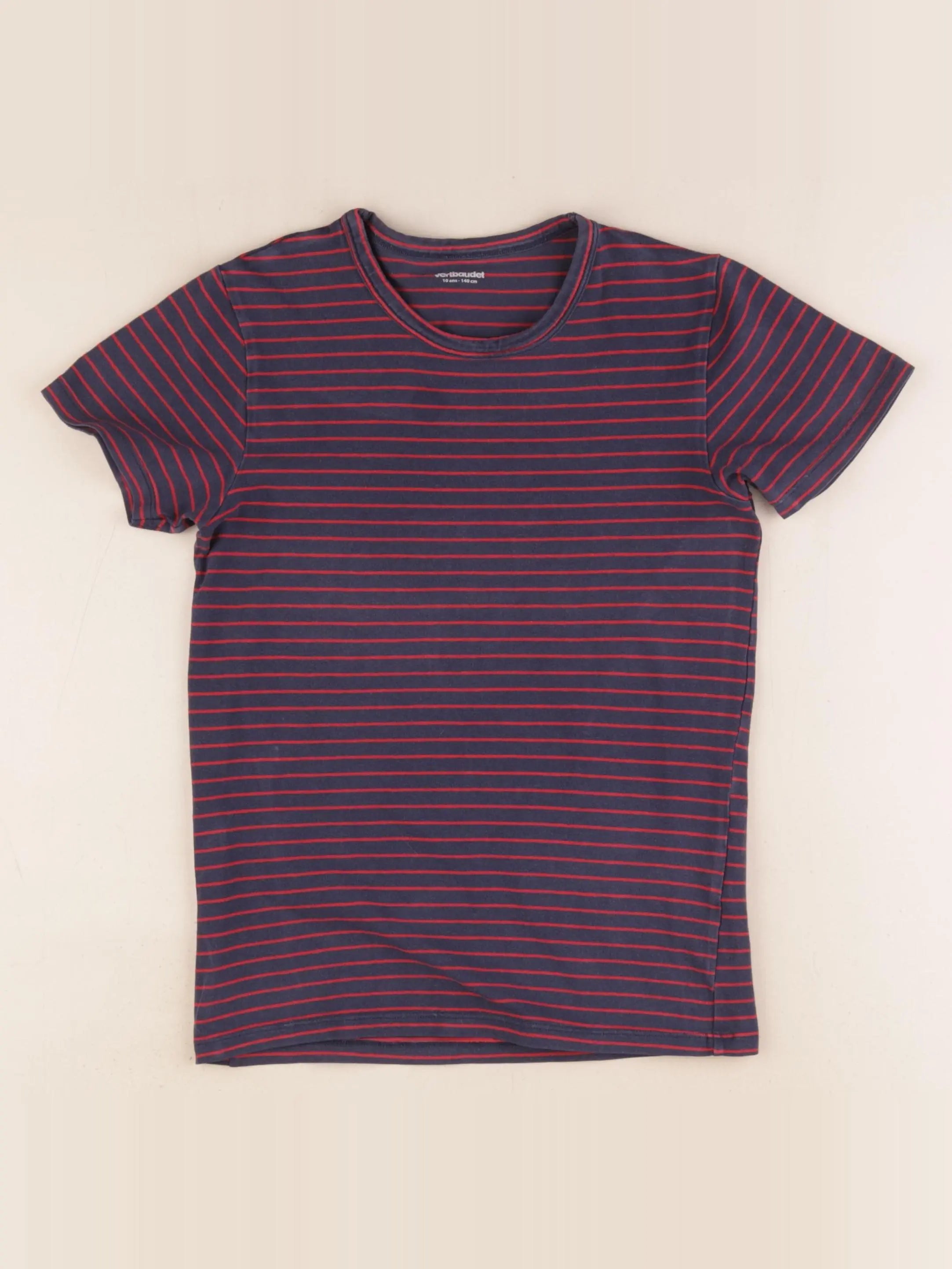 Vertbaudet - tee-shirt bleu - 10 ans