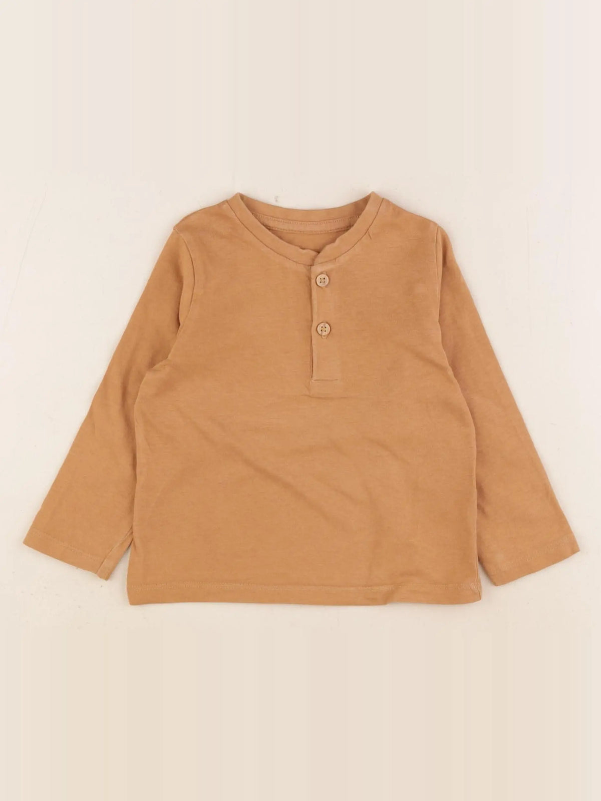 Vertbaudet - tee-shirt marron - 18 mois