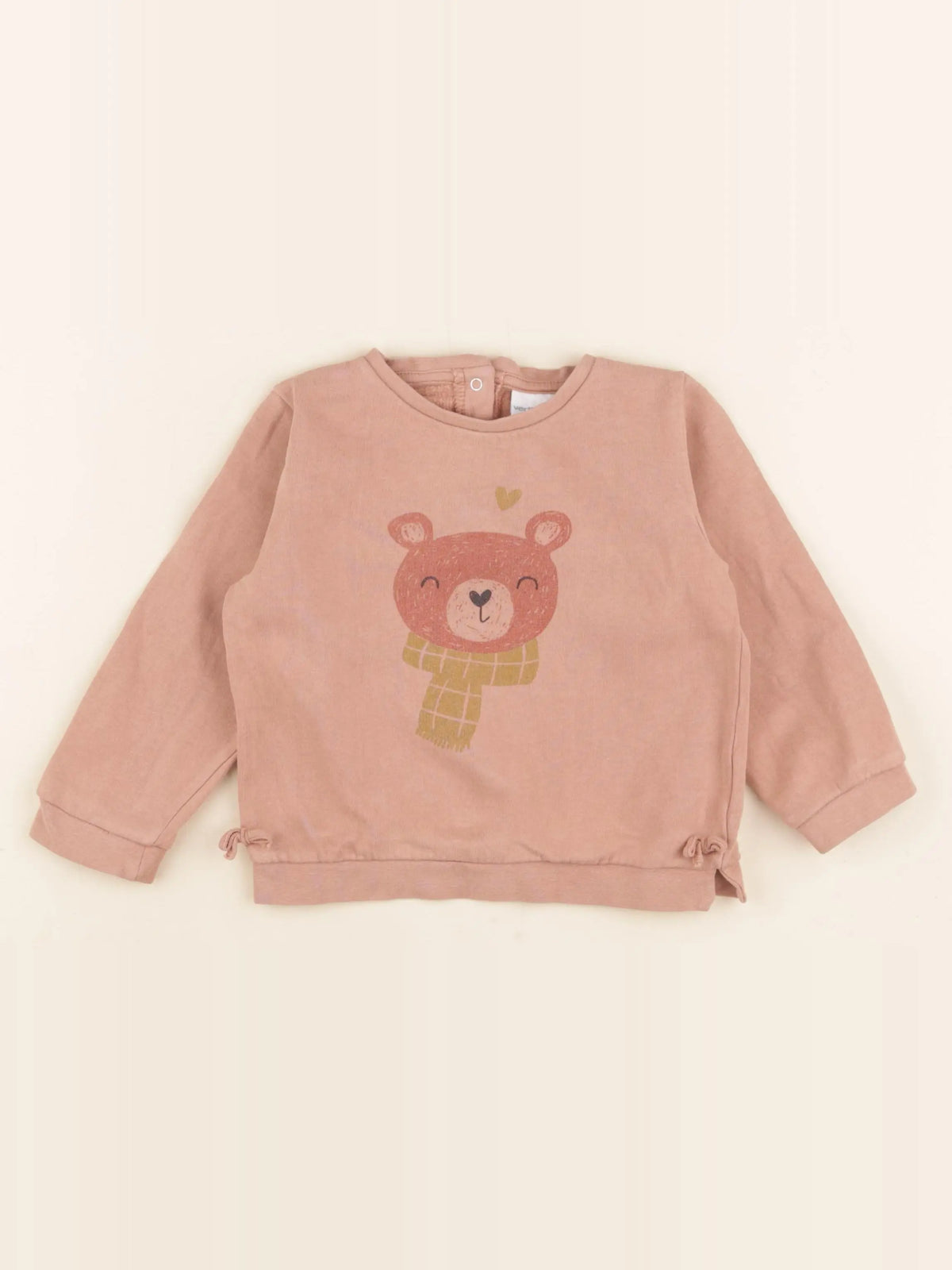 Vertbaudet - sweat rose - 3 ans