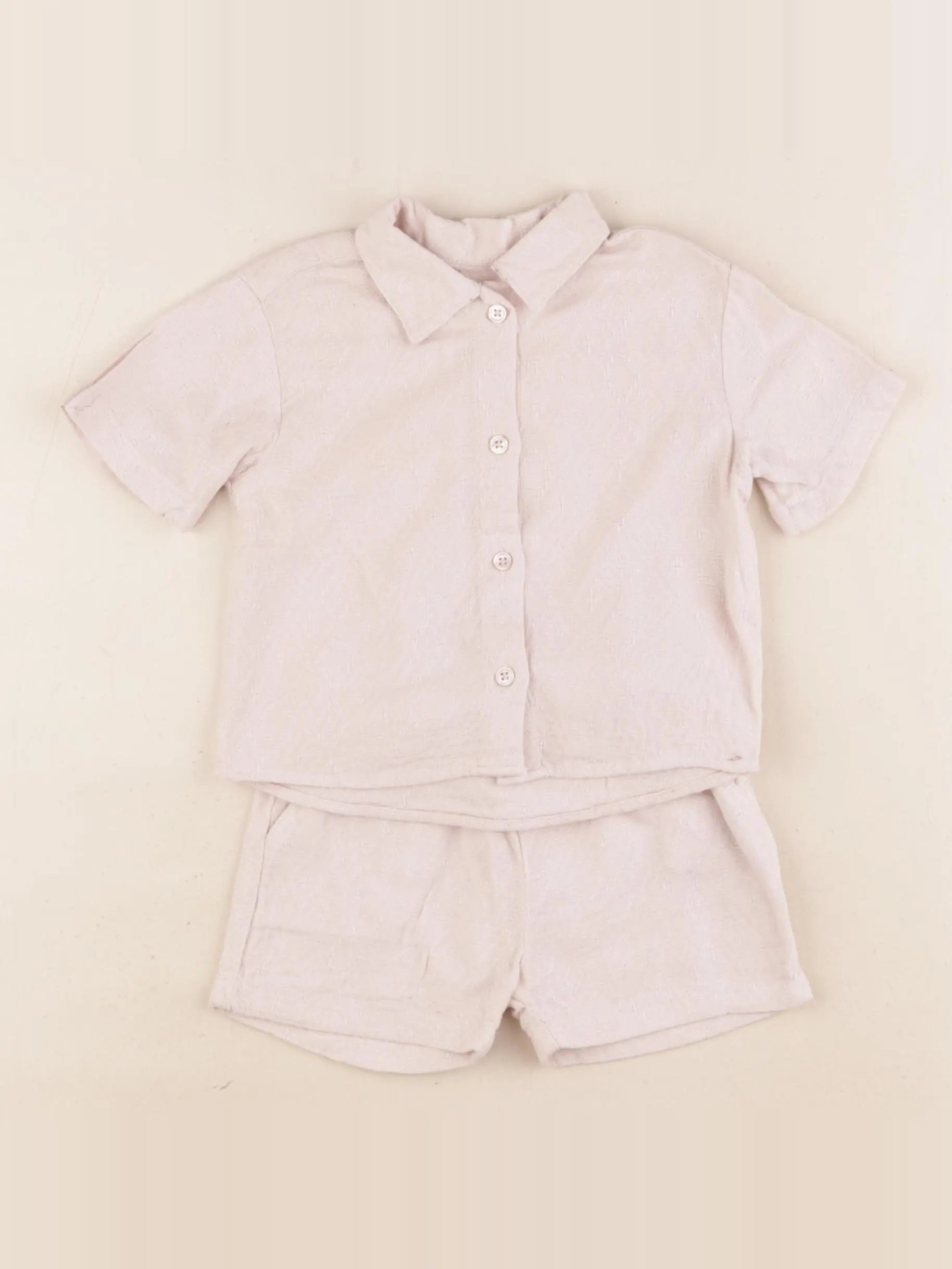 Zara - ensemble rose - 3/6 mois