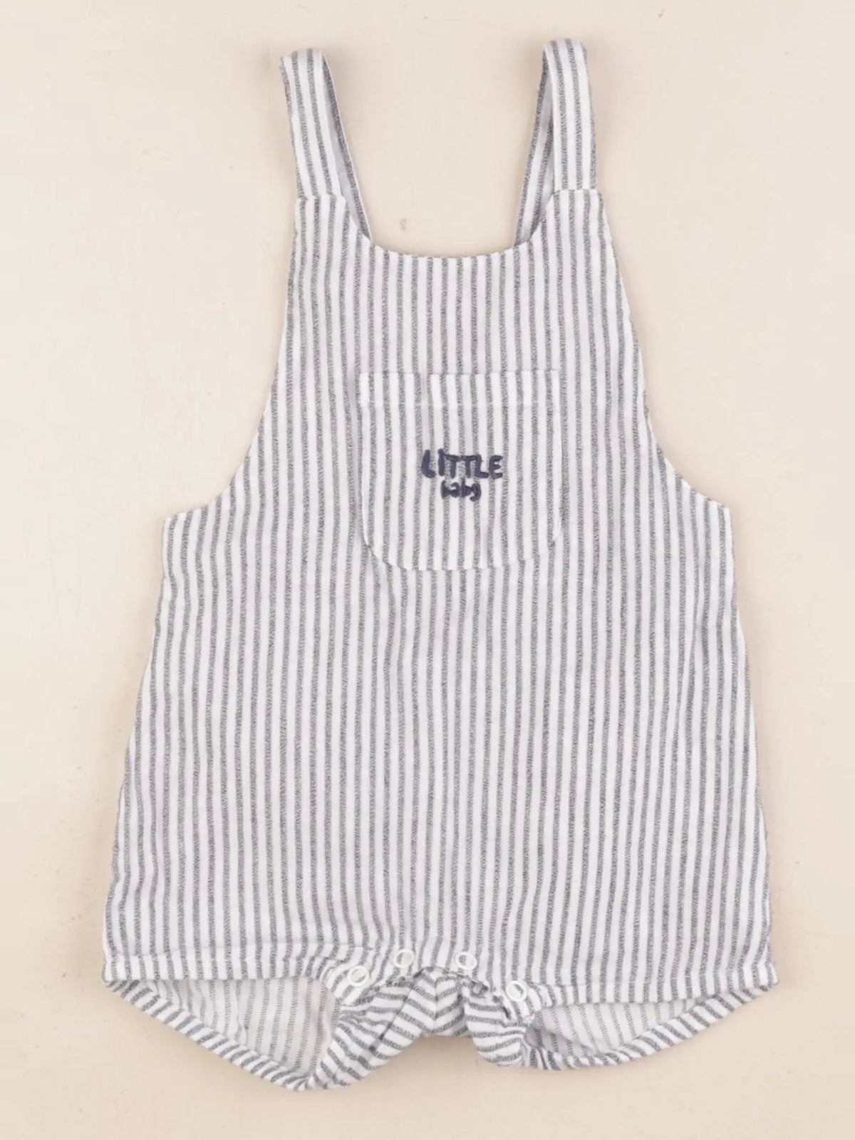 La Redoute - combinaison blanc, bleu - 6 mois