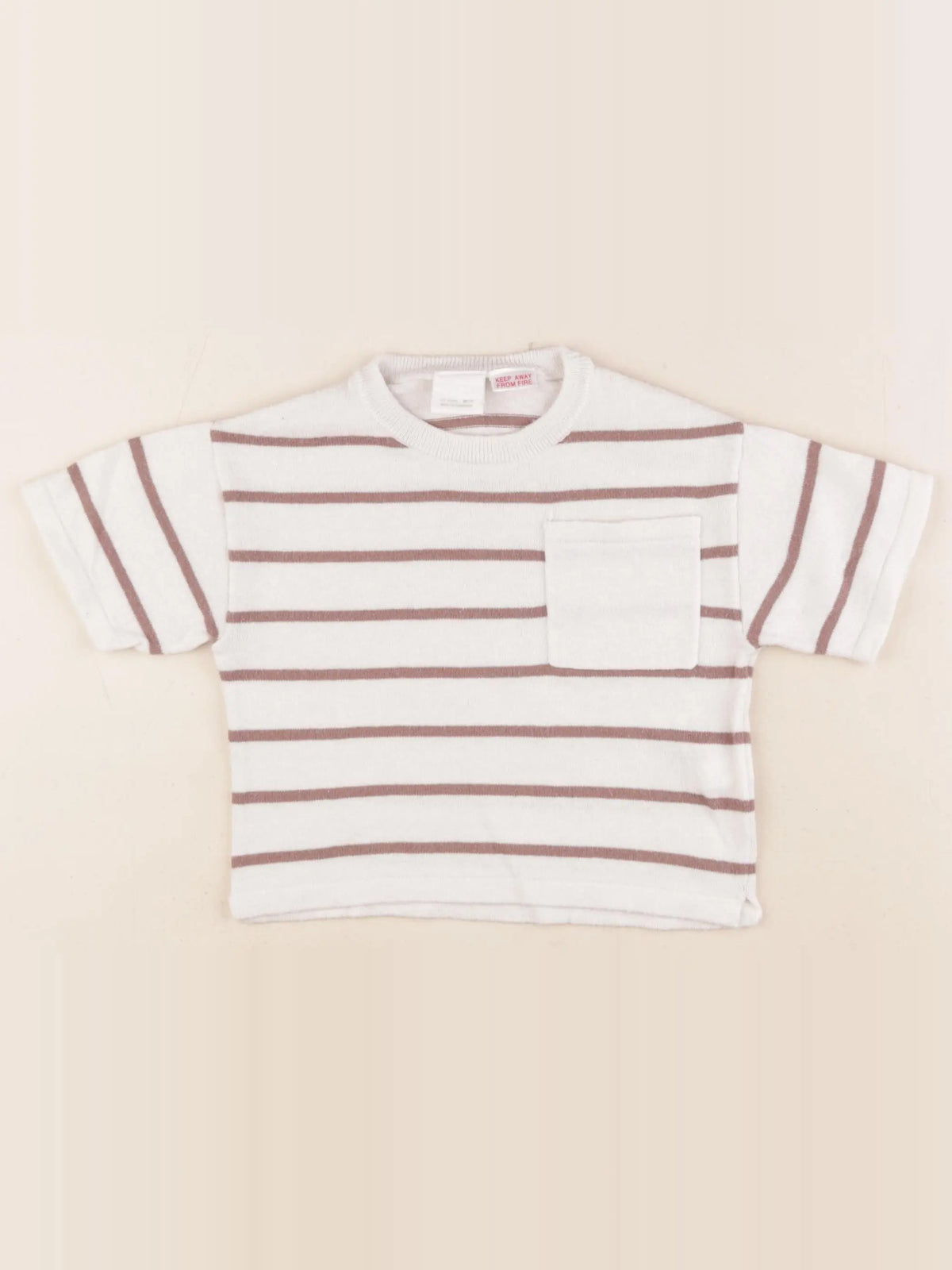 Zara - pull beige - 18 mois