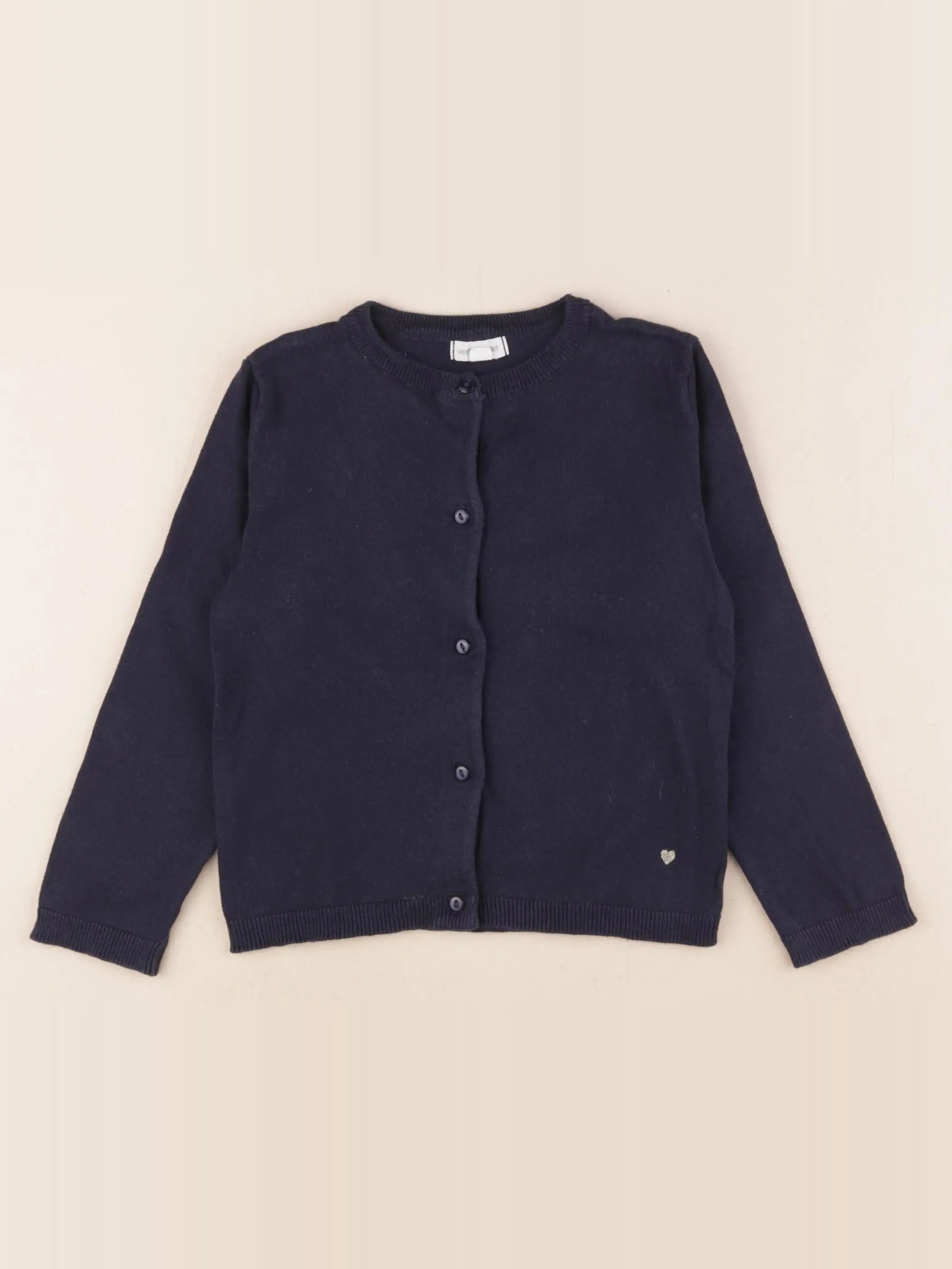 Vertbaudet - gilet bleu - 4 ans