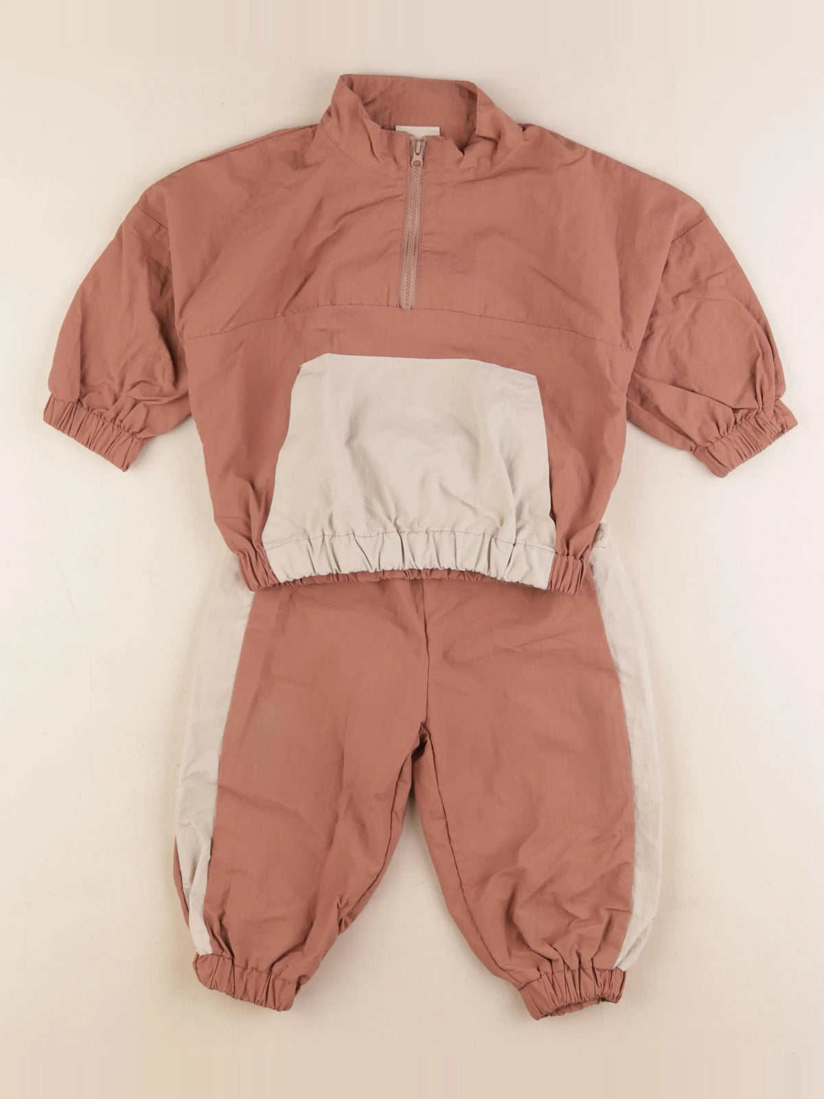 Gamin gamine - ensemble rose - 12/18 mois