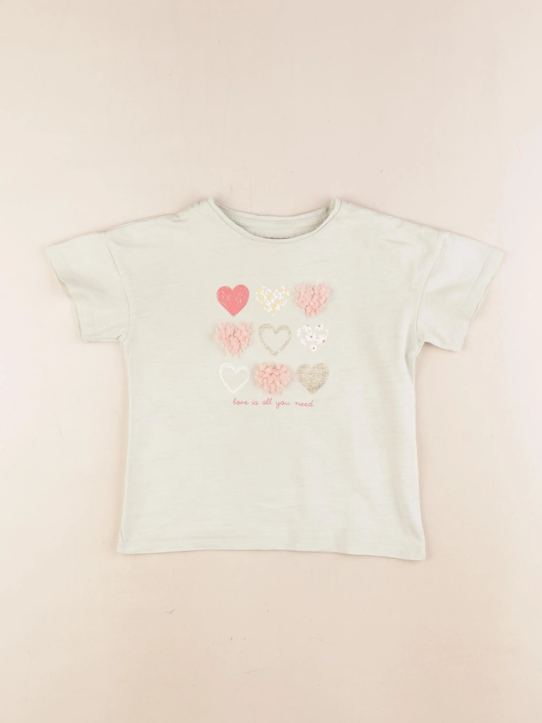 Vertbaudet - tee-shirt vert - 4 ans