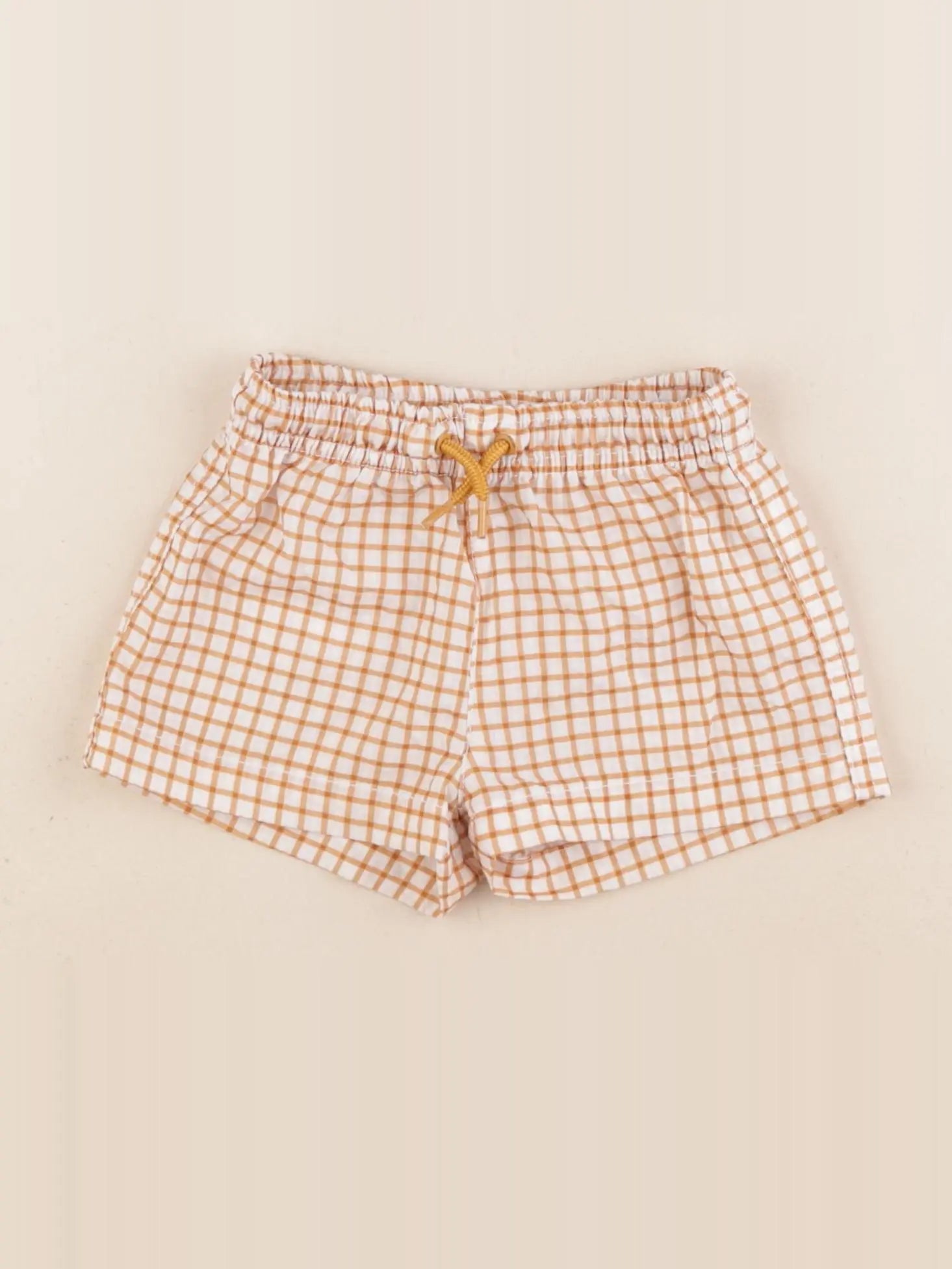 Zara - maillot de bain blanc, marron - 12/24 mois