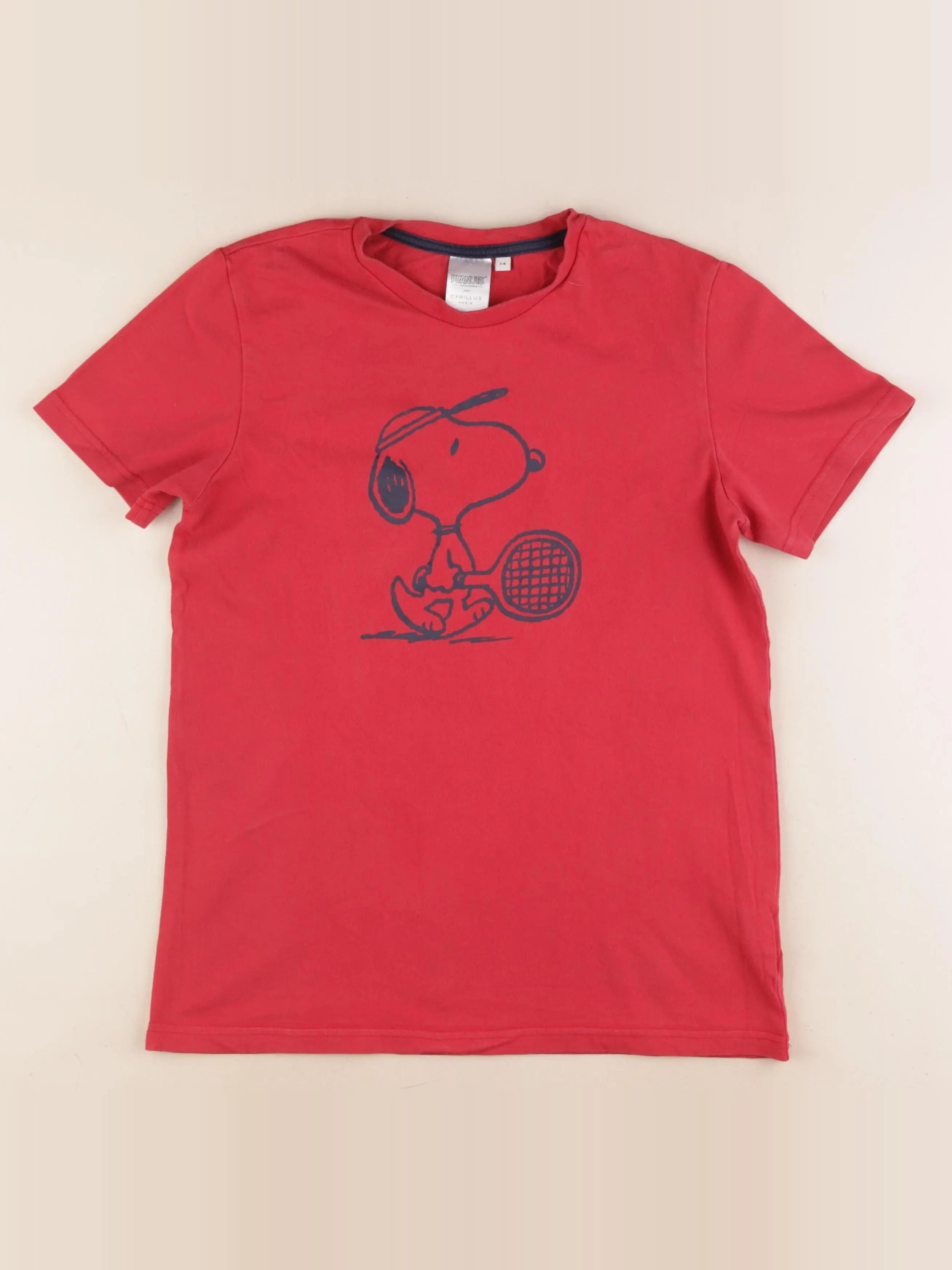 Cyrillus - tee-shirt rouge - 14 ans