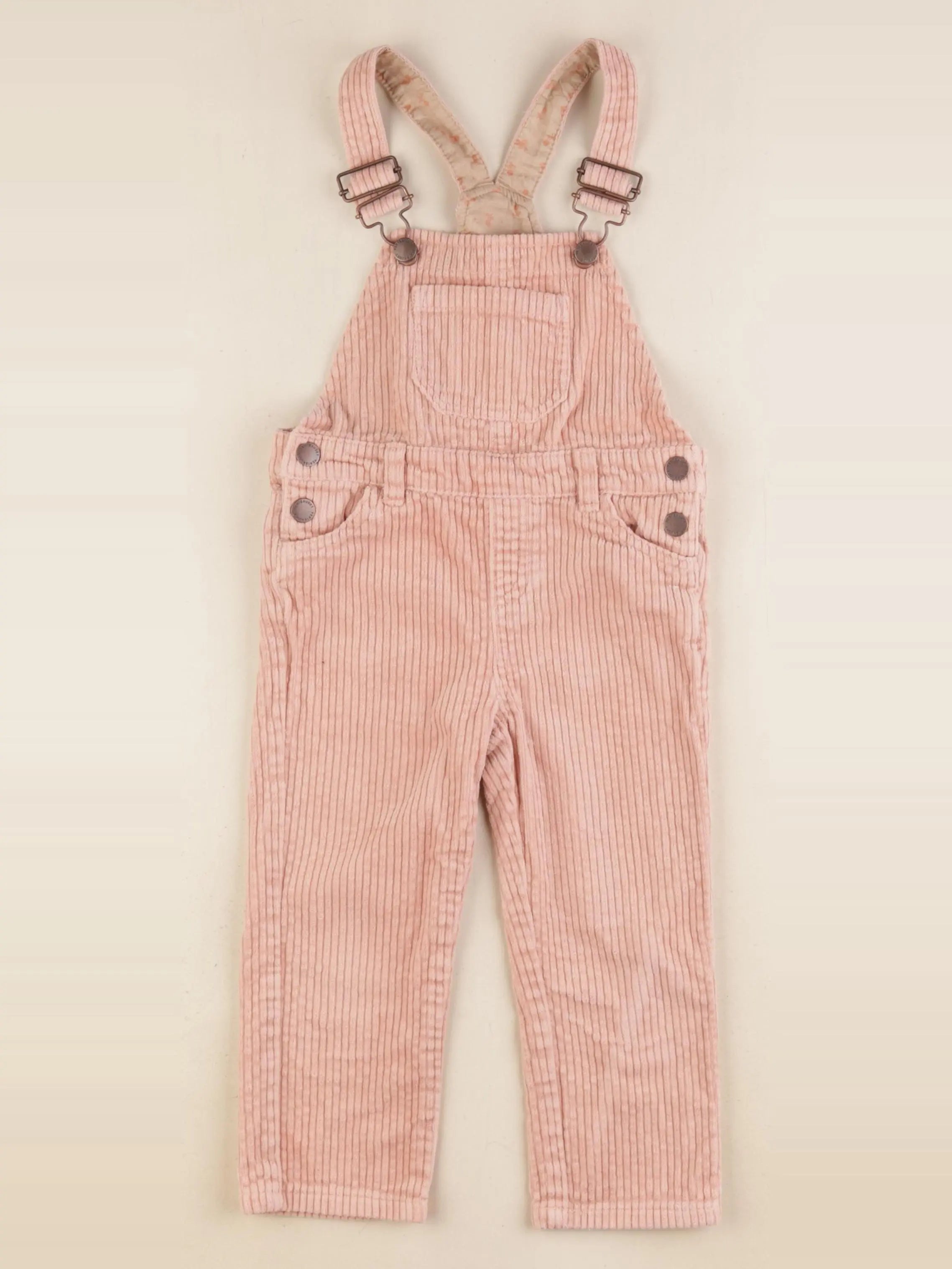 Vertbaudet - salopette rose - 3 ans