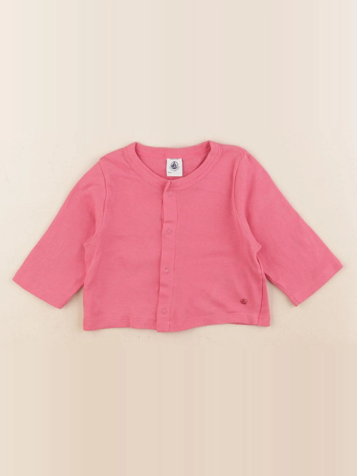Petit Bateau - tee-shirt rose - 6 mois