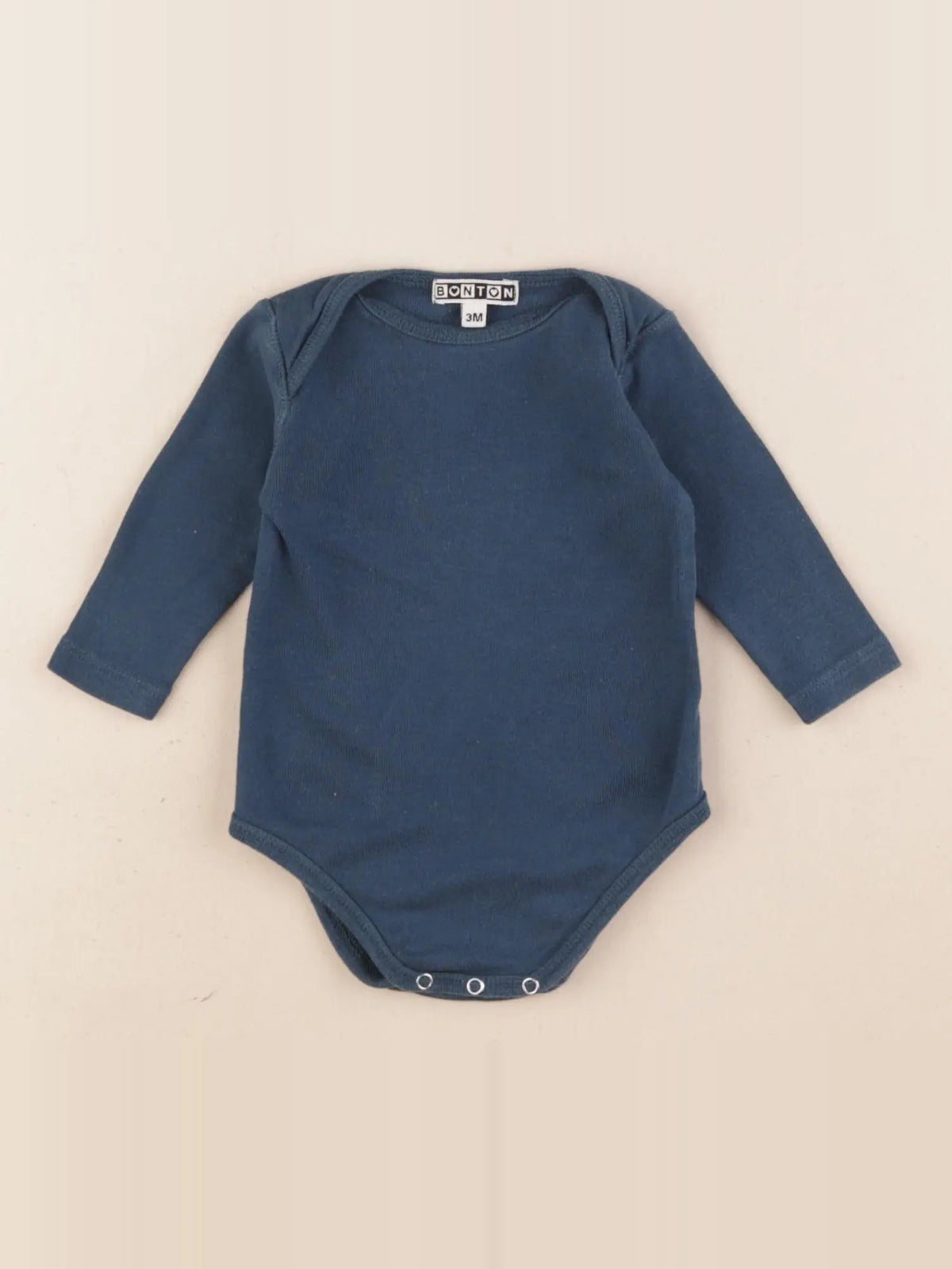 Bonton - body bleu - 3 mois
