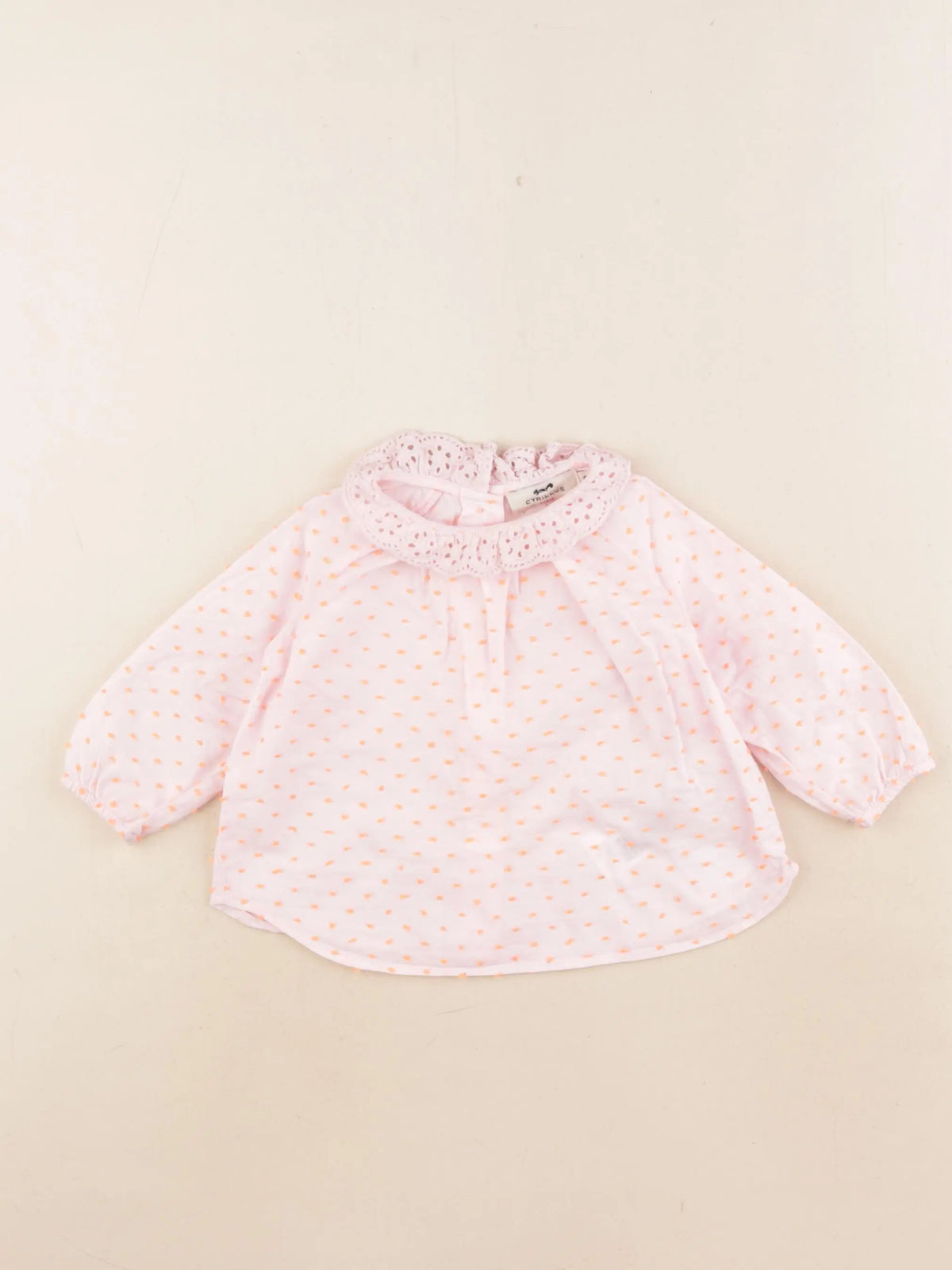 Cyrillus - blouse rose - 6 mois