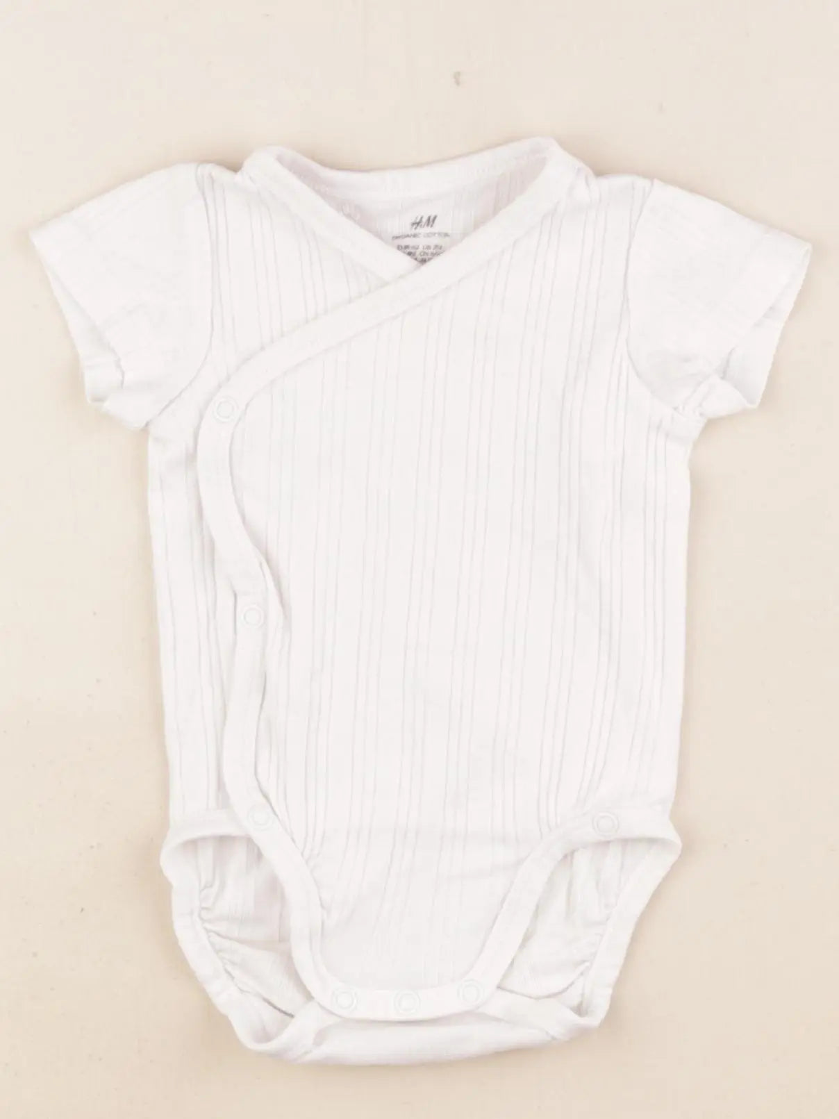 H&M - body blanc - 2/4 mois