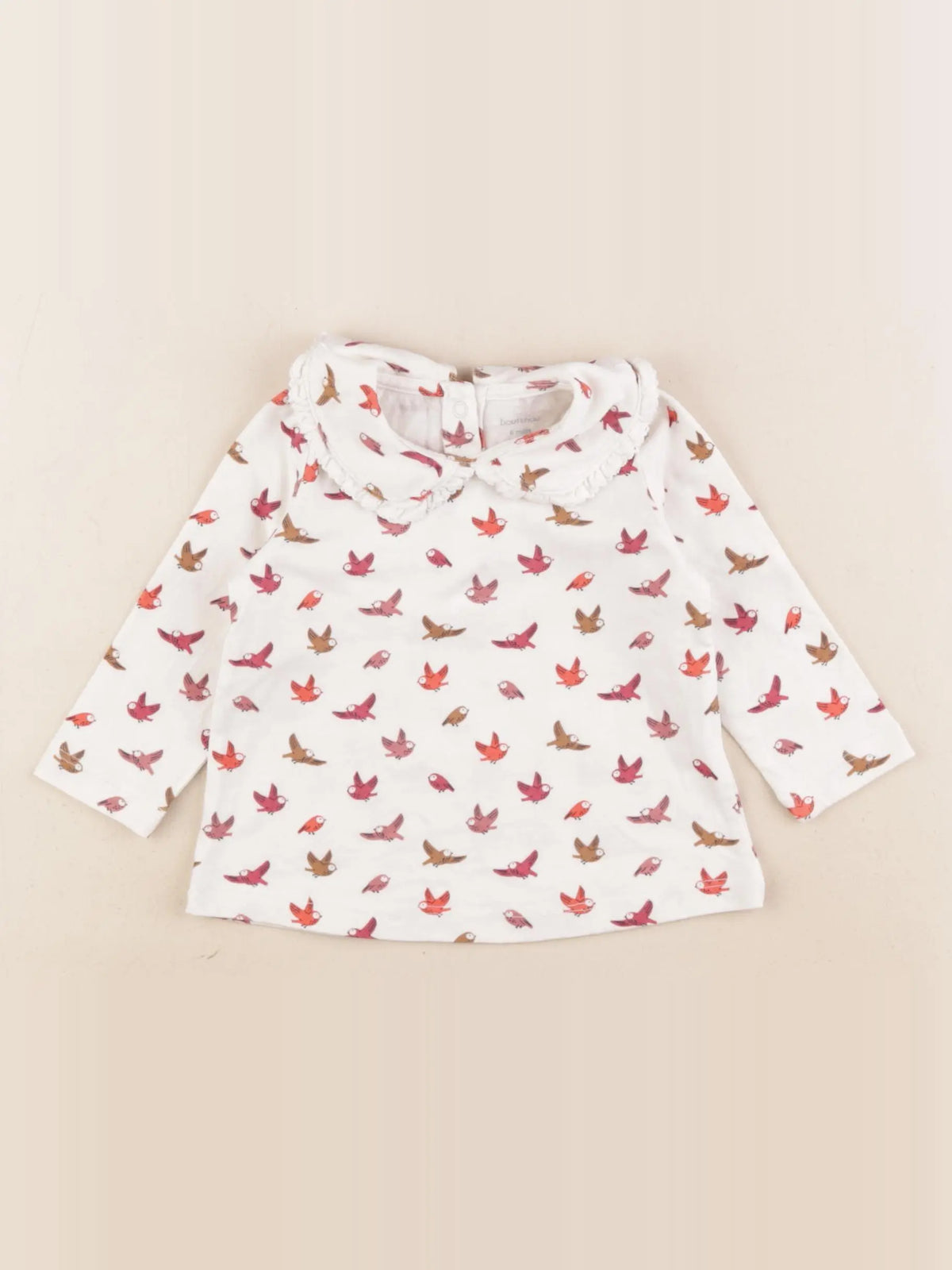 Boutchou - tee-shirt blanc - 6 mois