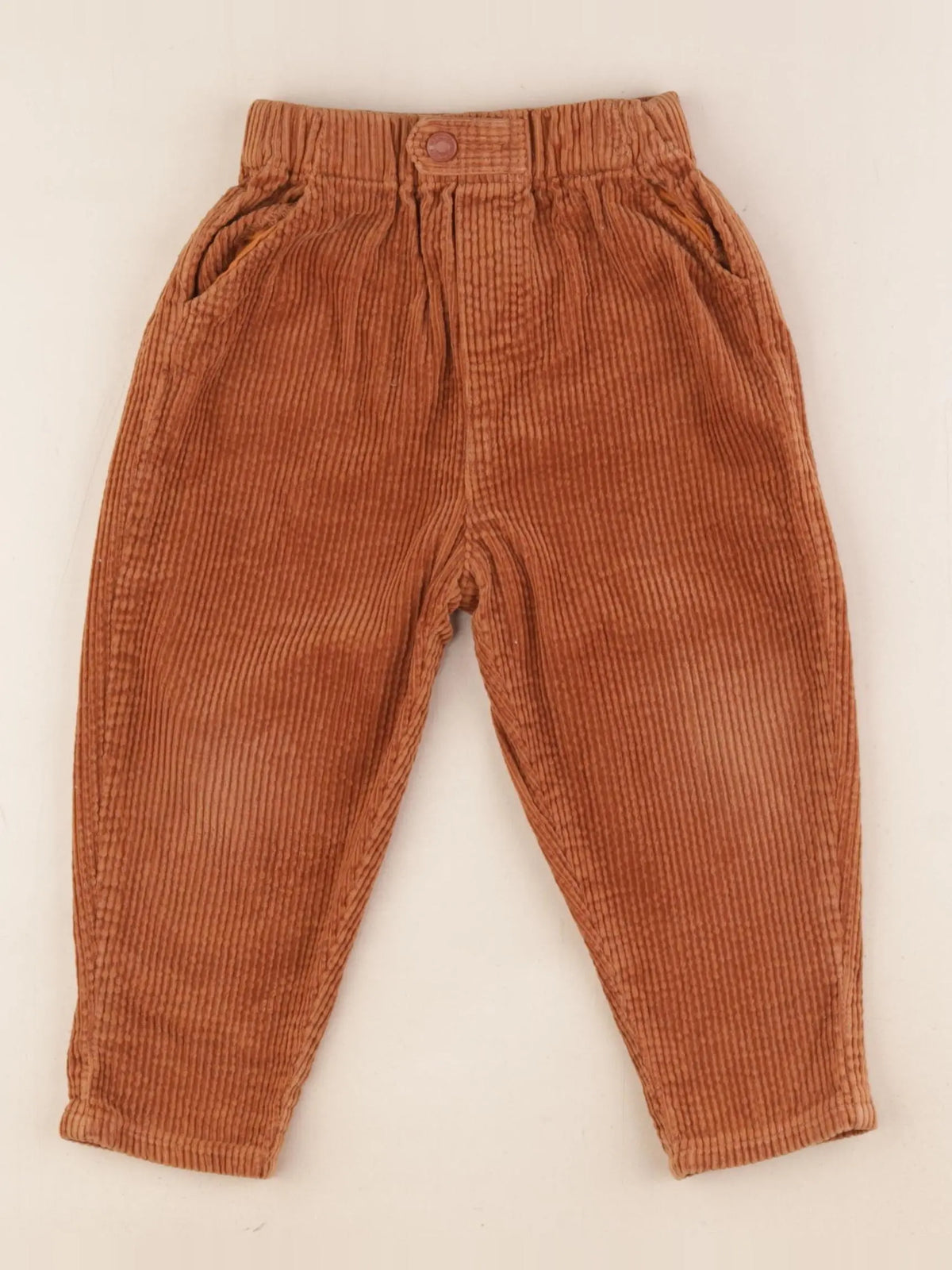 Vertbaudet - pantalon marron - 24 mois