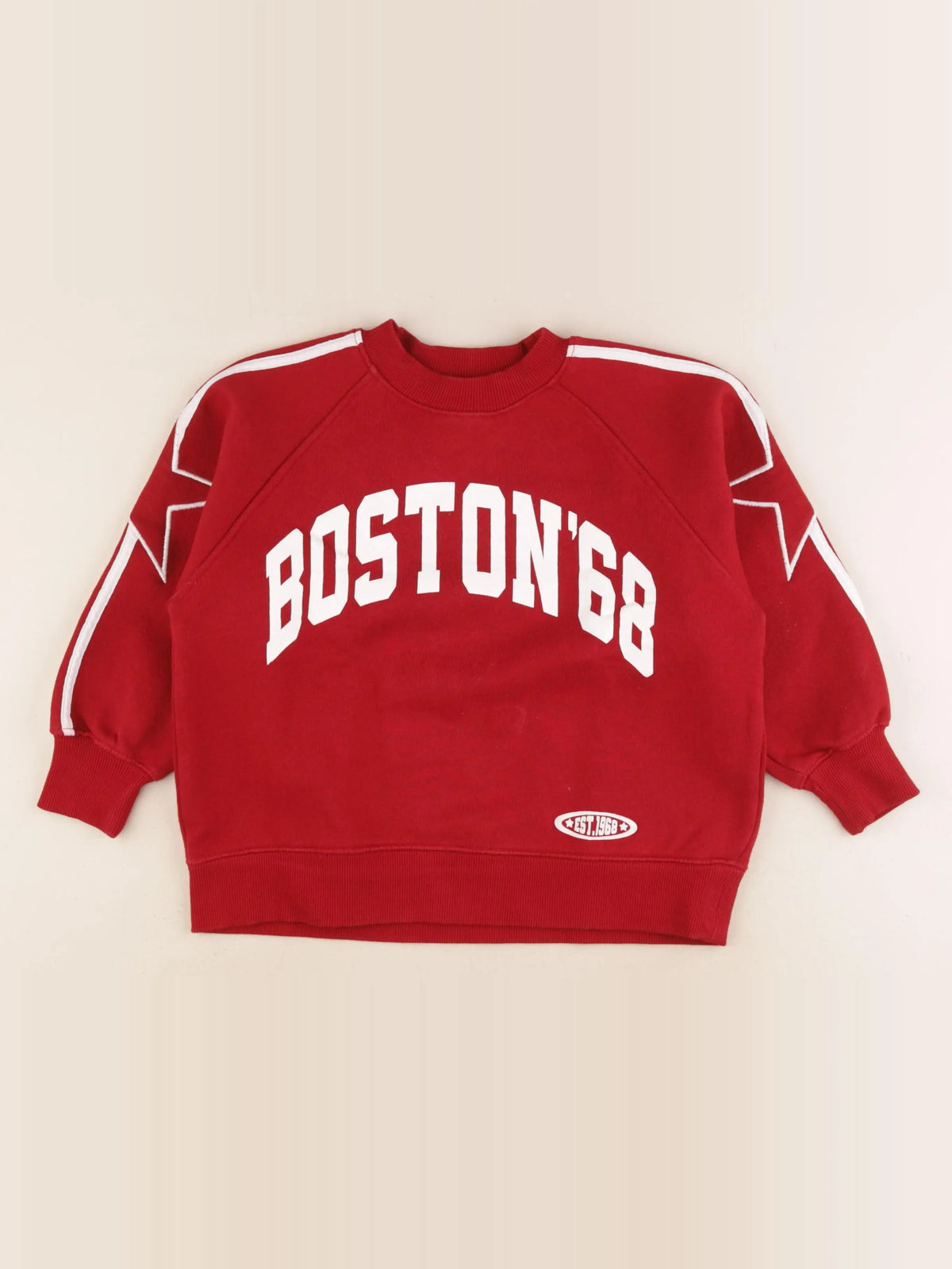 Zara - sweat rouge - 8/9 ans