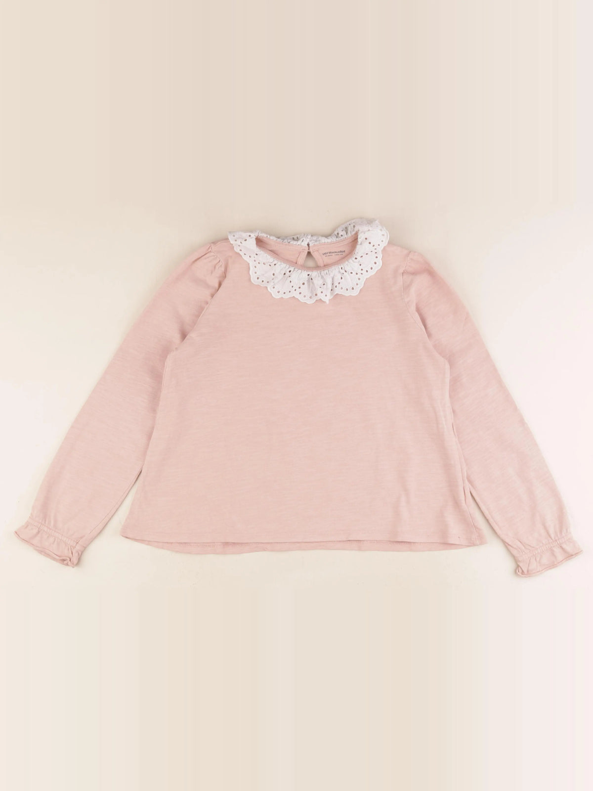 Vertbaudet - tee-shirt rose - 10 ans