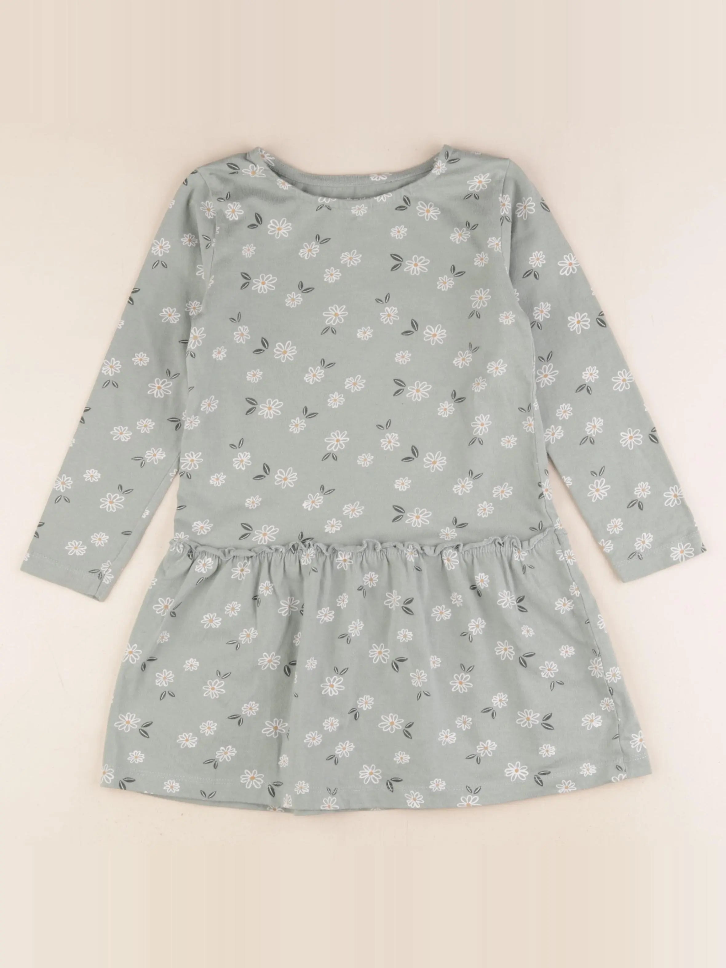 Vertbaudet - robe vert - 5 ans