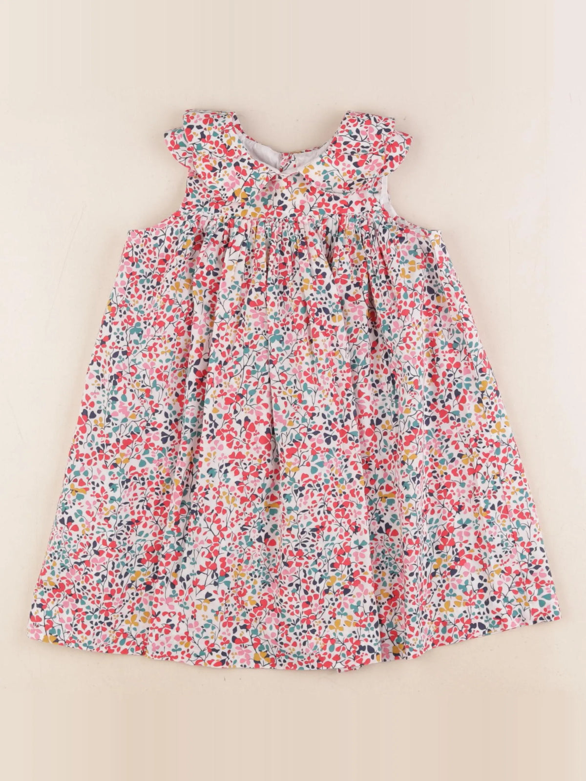 Jacadi - robe liberty multicolore - 36 mois